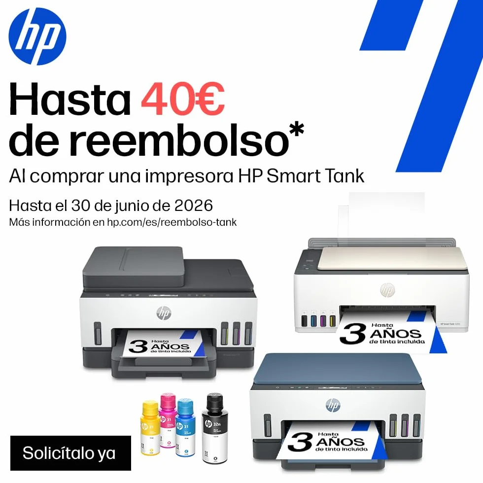 HP Smart Tank 5105 Impresora multifunción 3 en 1 Wi-Fi impresión móvil Tinta incluida gran alcance