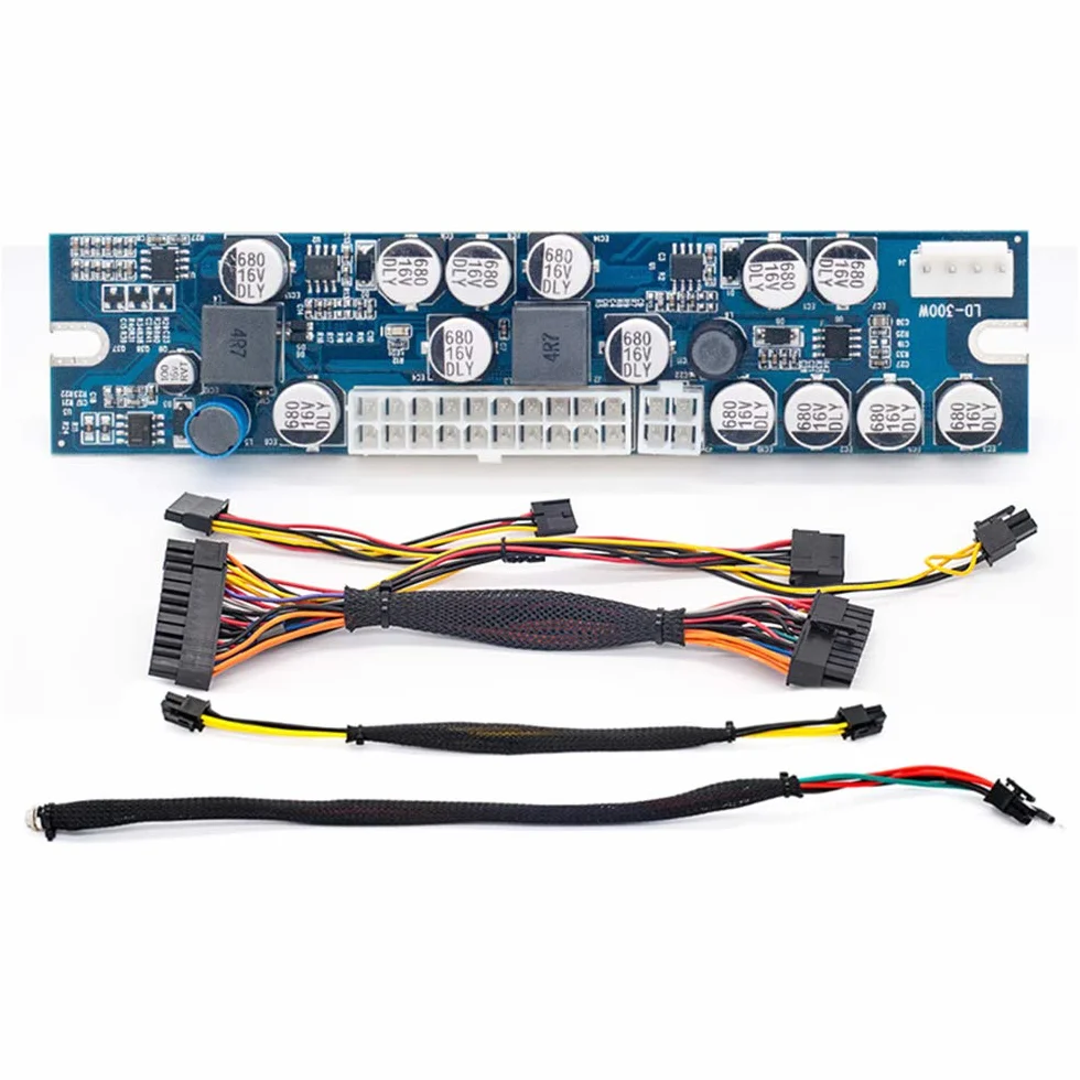 RGEEK 1106 DC a DC ATX PSU 12V 300W Pico ATX Switch PSU 24pin Mini ITX PC Power Supply for Computer Unidad de Fuente de alimentación