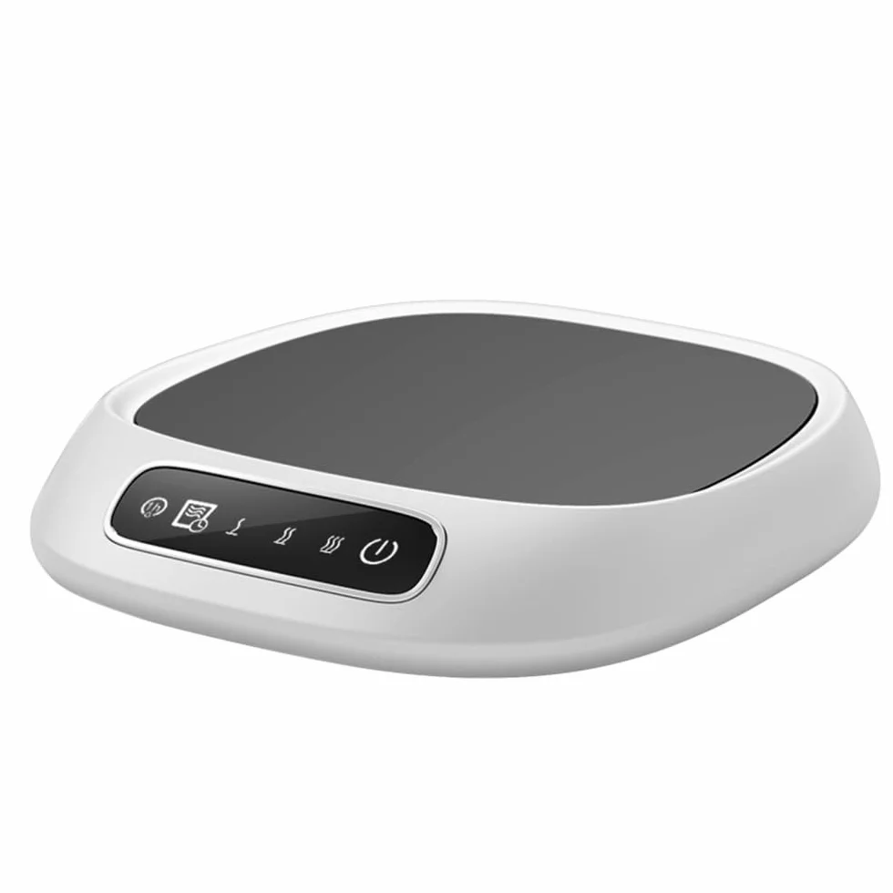 Calentador de Tazas de café, Calentador de Tazas Inteligente, 3 configuraciones de Temperatura, Posavasos calentado con Pantalla Inteligente para café, té, Bebidas, Leche
