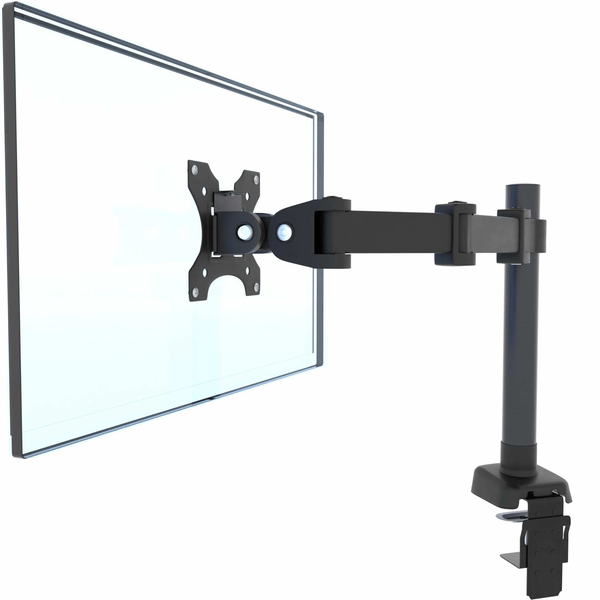 POKAR Soporte para Monitor Brazo Articulado para Pantalla Brazo de Soporte para Monitor, Ergonómico, Ajustable en Altura, Compatible con VESA