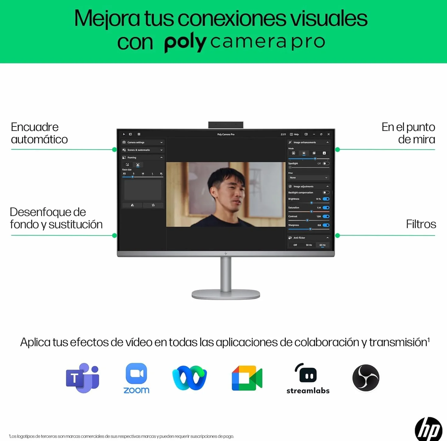 HP OmniStudio X All-in-One 32 UHD 4K (Procesador Intel Ultra 5-125H, 16GB RAM, 1TB SSD, Gráfica Intel ARC, Windows 11) - Teclado QWERTY Español - Silver