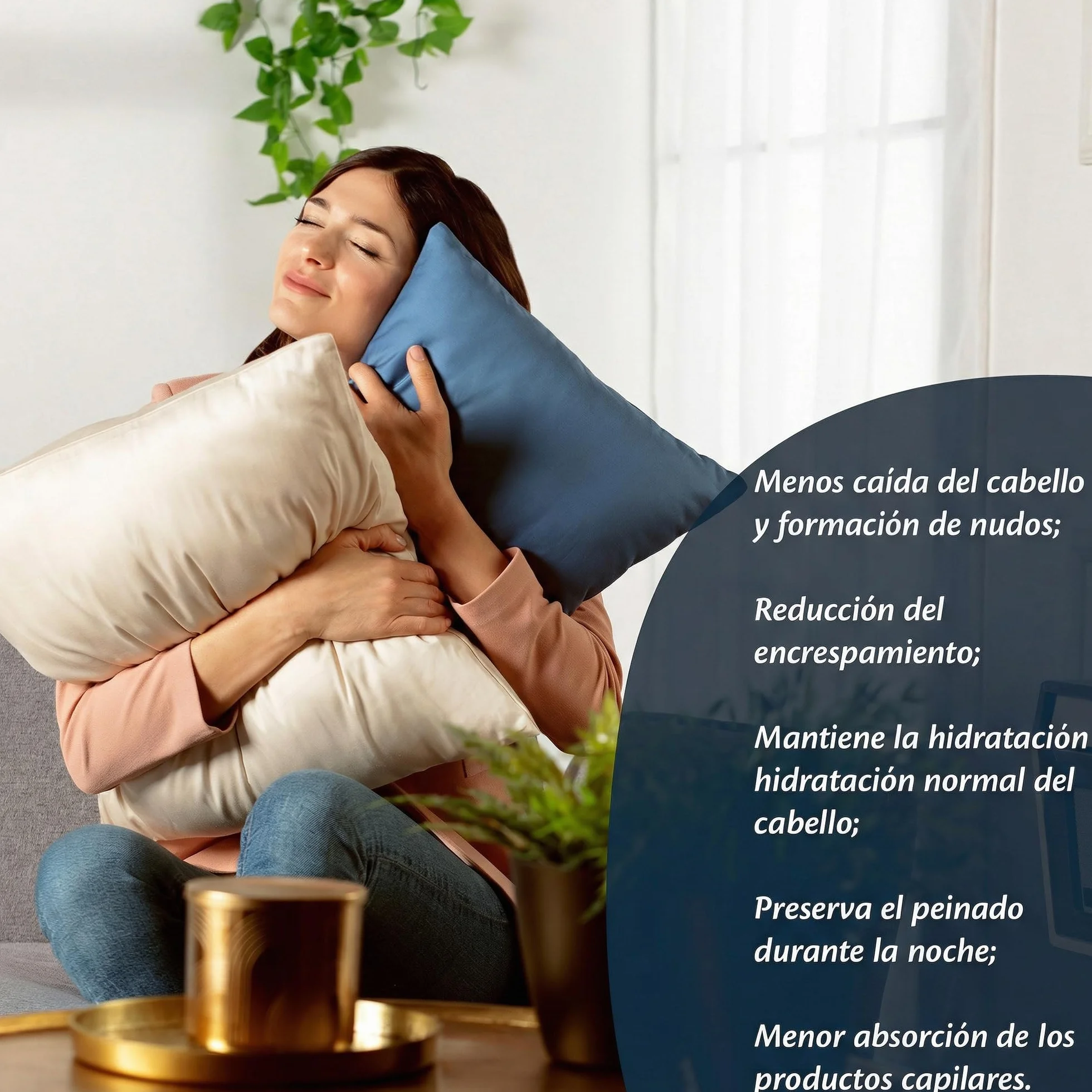 Flowen Fundas de Cojín 45x45 Microfibra Juego de 2 Funda de Almohada Sofá Cremallera Invisible Lavable Hipoalergénico