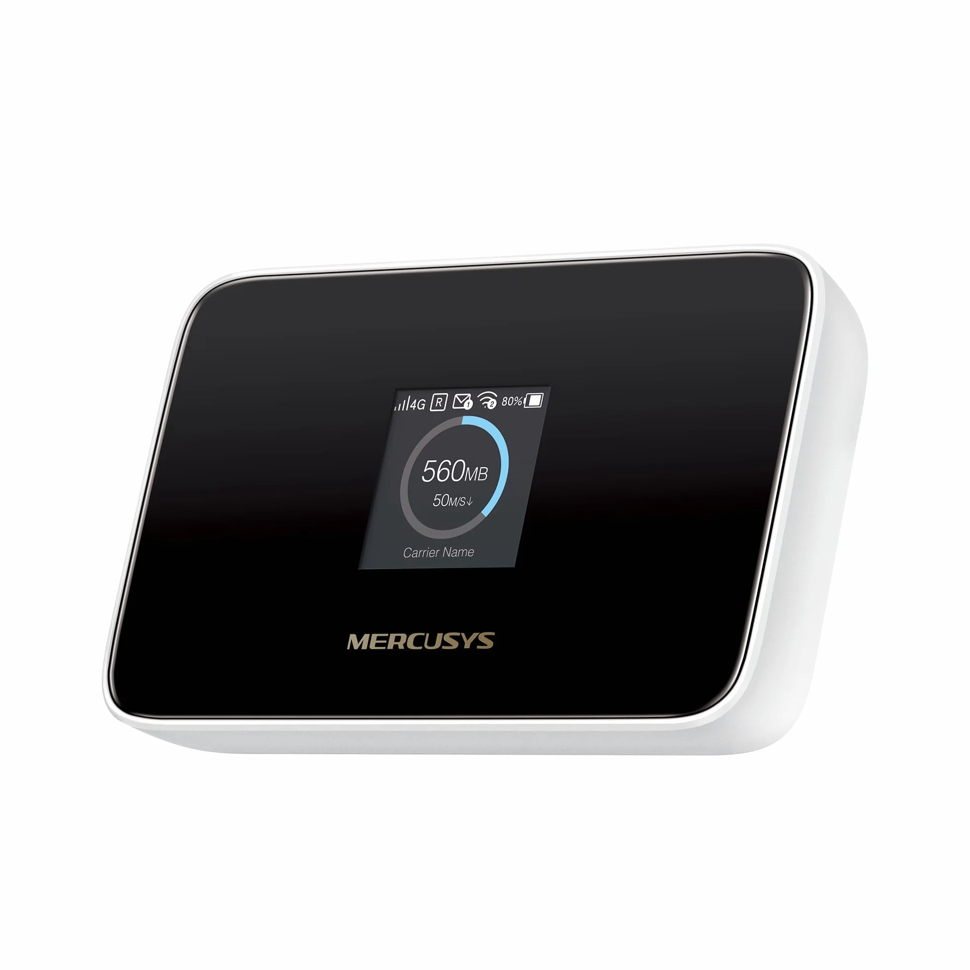 Mercusys MT115 Router WiFi portátil para Viajes con Tarjeta SIM sin Contrato, 4G LTE 150 Mbps, Wi-Fi 6 AX300, hasta 10 Dispositivos, batería de 2400 mAh, hasta 10 Horas de autonomía