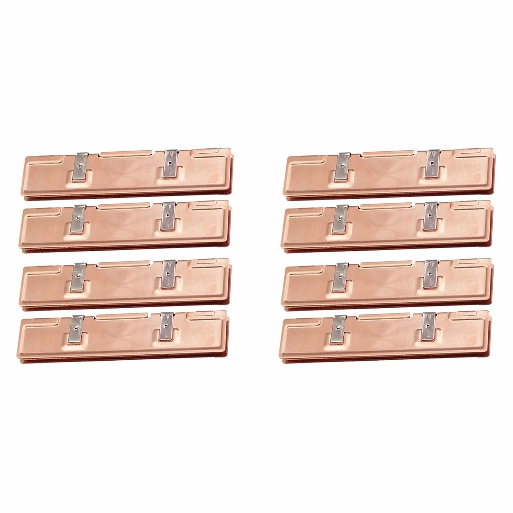 Radiador Disipador de para RAM de Cobre Puro de 8 Piezas para Enfriador de Memoria Ram, Disipador de de RefrigeracióN, Radiador de Memoria de Escritorio DDR2 DDR3 DDR4