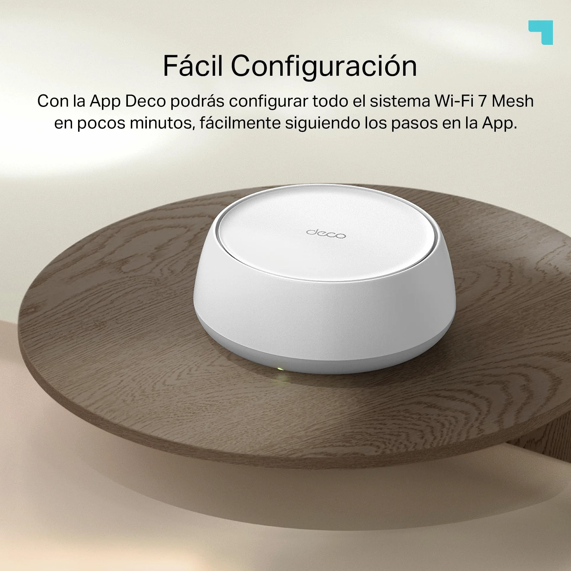 TP-Link Deco BE3600 (3-Pack) – Mesh Wi‑Fi 7 de Doble Banda hasta 3,6 GB/s, backhaul híbrido inalámbrico y por Cable, MLO, 2 Puertos Gigabit por Unidad, Seguridad HomeShield