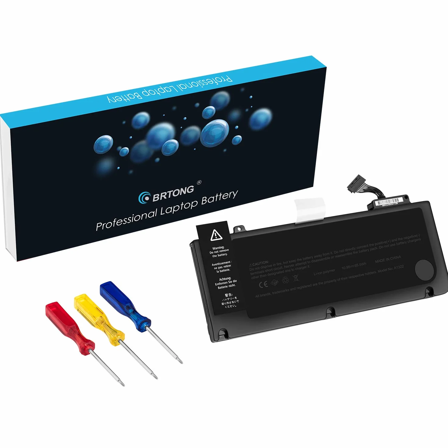 A1322 - Batería para Ordenador portátil A1278 para Mac Book Pro de 13 Pulgadas (Mid 2012 2010 2009 Early 2011 Late 2011) 10,95 V 65,5 WH