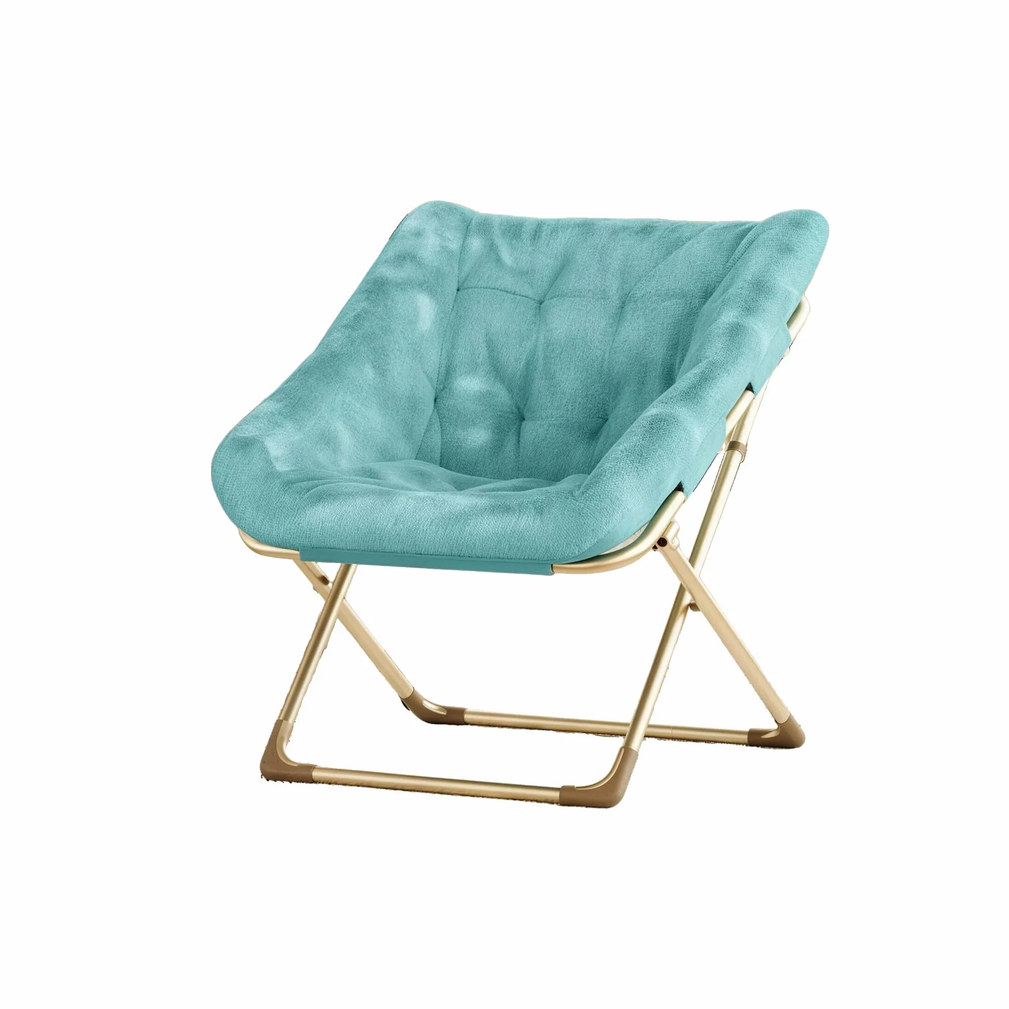 Sillón Plegable Verde 52x60x79 cm para Salón Dormitorio Comedor