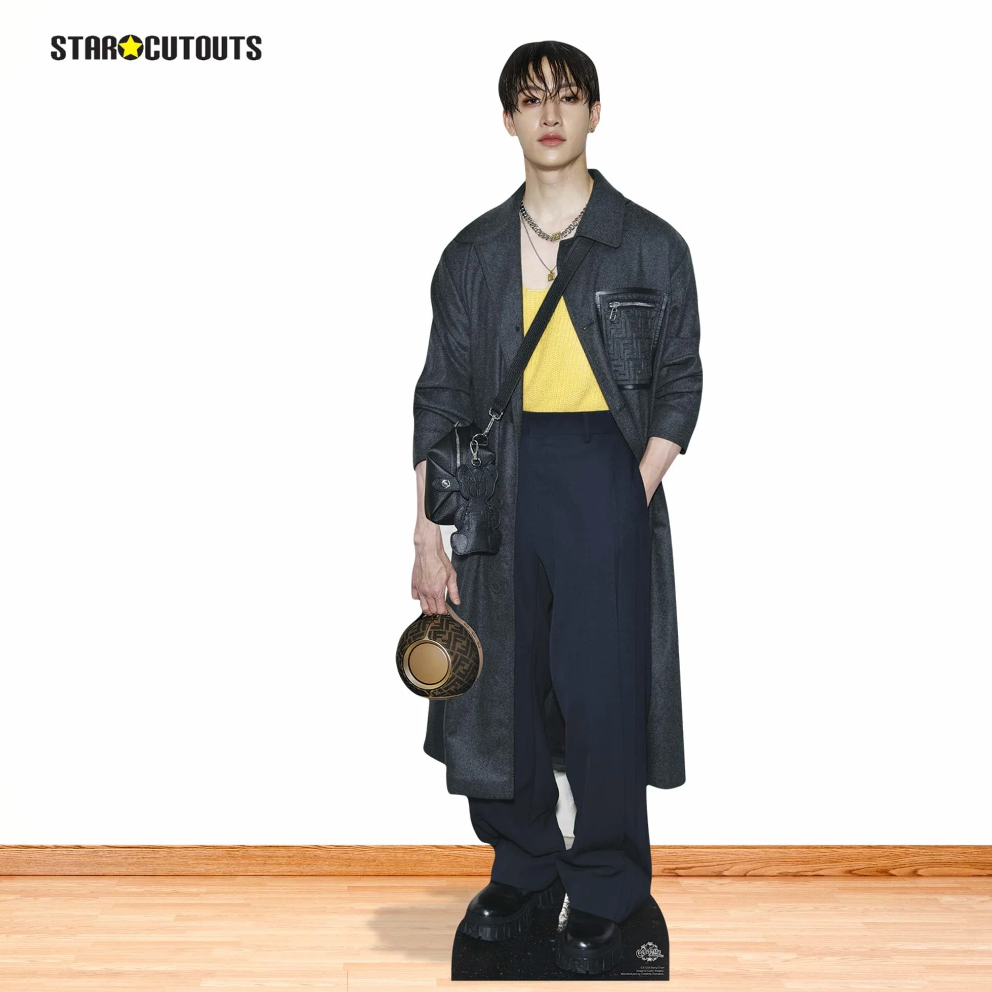 Star Cutouts Bang Chan Recorte de cartón tamaño Real 178 cm Regalo fanáticos K-Pop decoración Fiesta