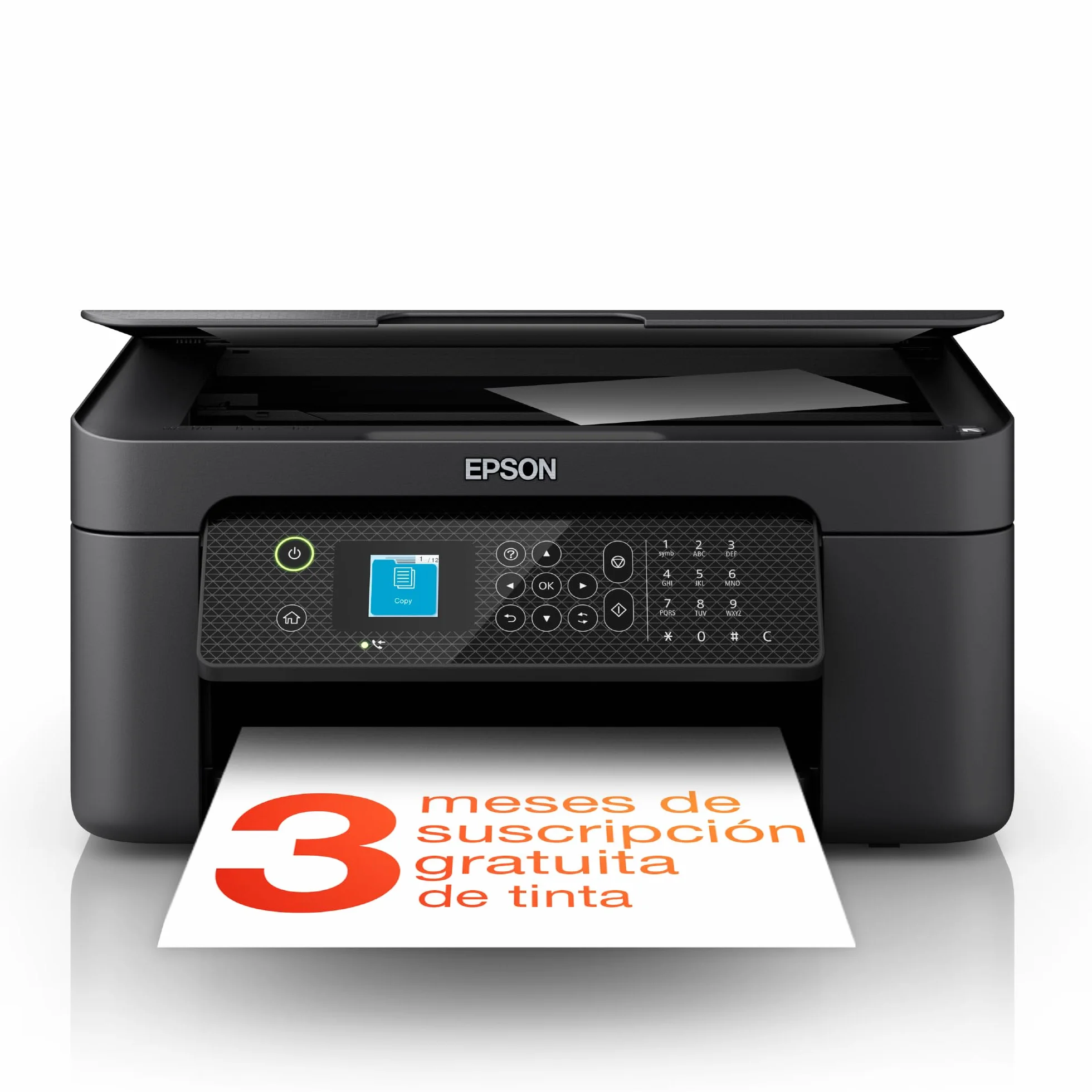 Epson Impresora de inyección de Tinta multifunción Workforce WF-2910DWF A4 con conectividad inalámbrica y 3 Meses Gratis de suscripción de Tinta ReadyPrint Flex*