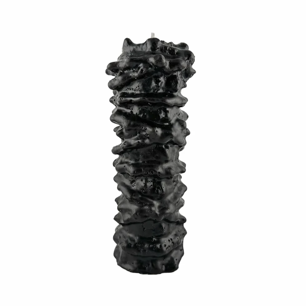 Vela 1000 Nudos Negra Aromasenses Velas Esotéricas Rituales Fuerza Vitalidad Amarres