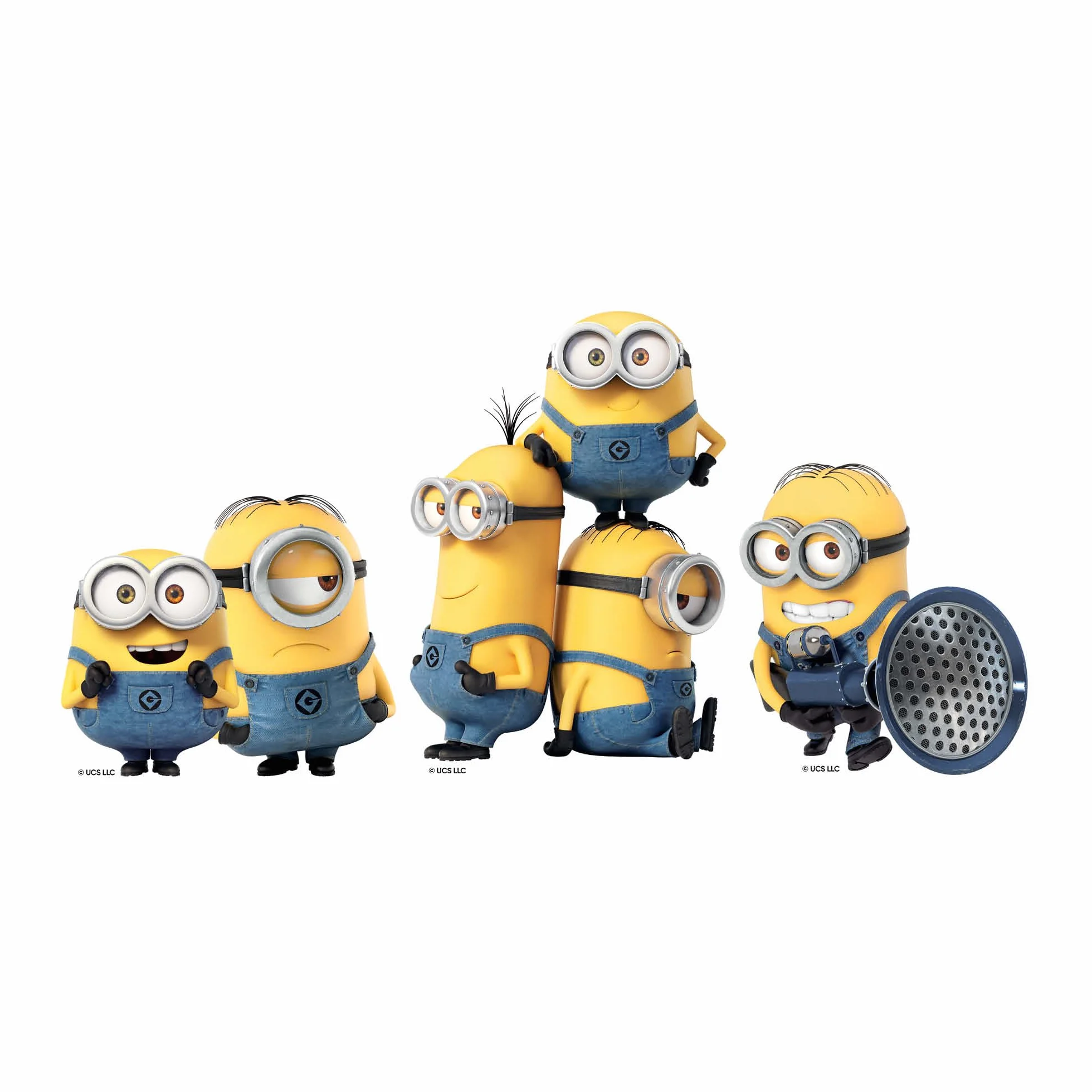 Star Cutouts SC4729 Minions - Tres pequeños Recortes de cartón para Estante Superior, Altura 27 cm