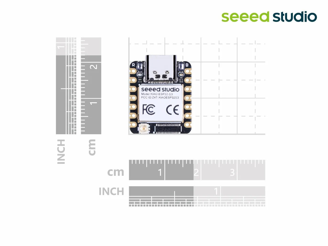 Seeed Studio XIAO ESP32S3-2.4GHz Wi-Fi, BLE 5.0, doble núcleo, carga de batería, eficiencia energética e interfaz enriquecida, ideal para hogares inteligentes, IoT, dispositivos portátiles, robótica..