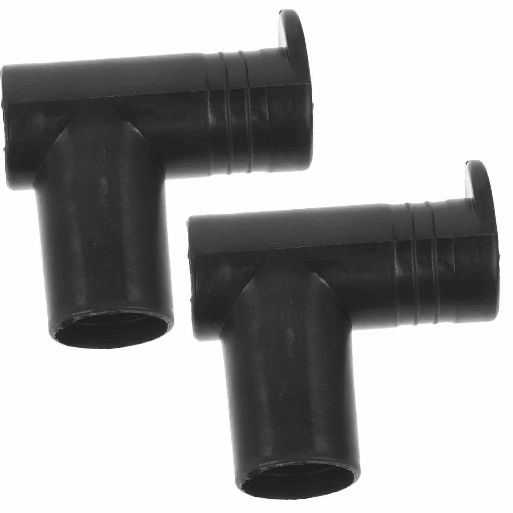 Conectores para Tendederos Plegables en Ángulo Recto de Plástico Negro 2 Piezas Recambio Perchero Duradero