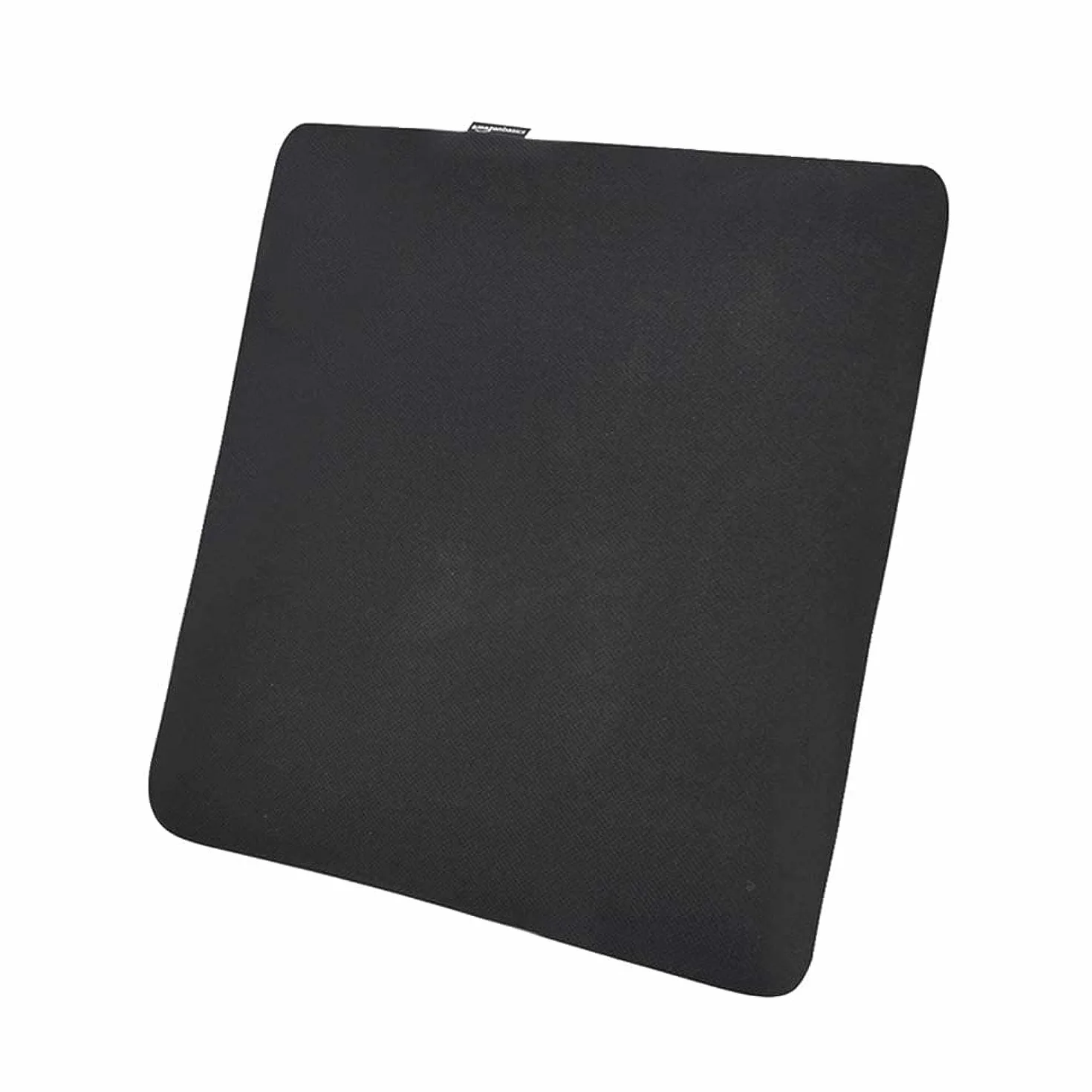 Amazon Basics Cojín de asiento de espuma viscoelástica, 37.6 x 38 x 3.3 cm, negro