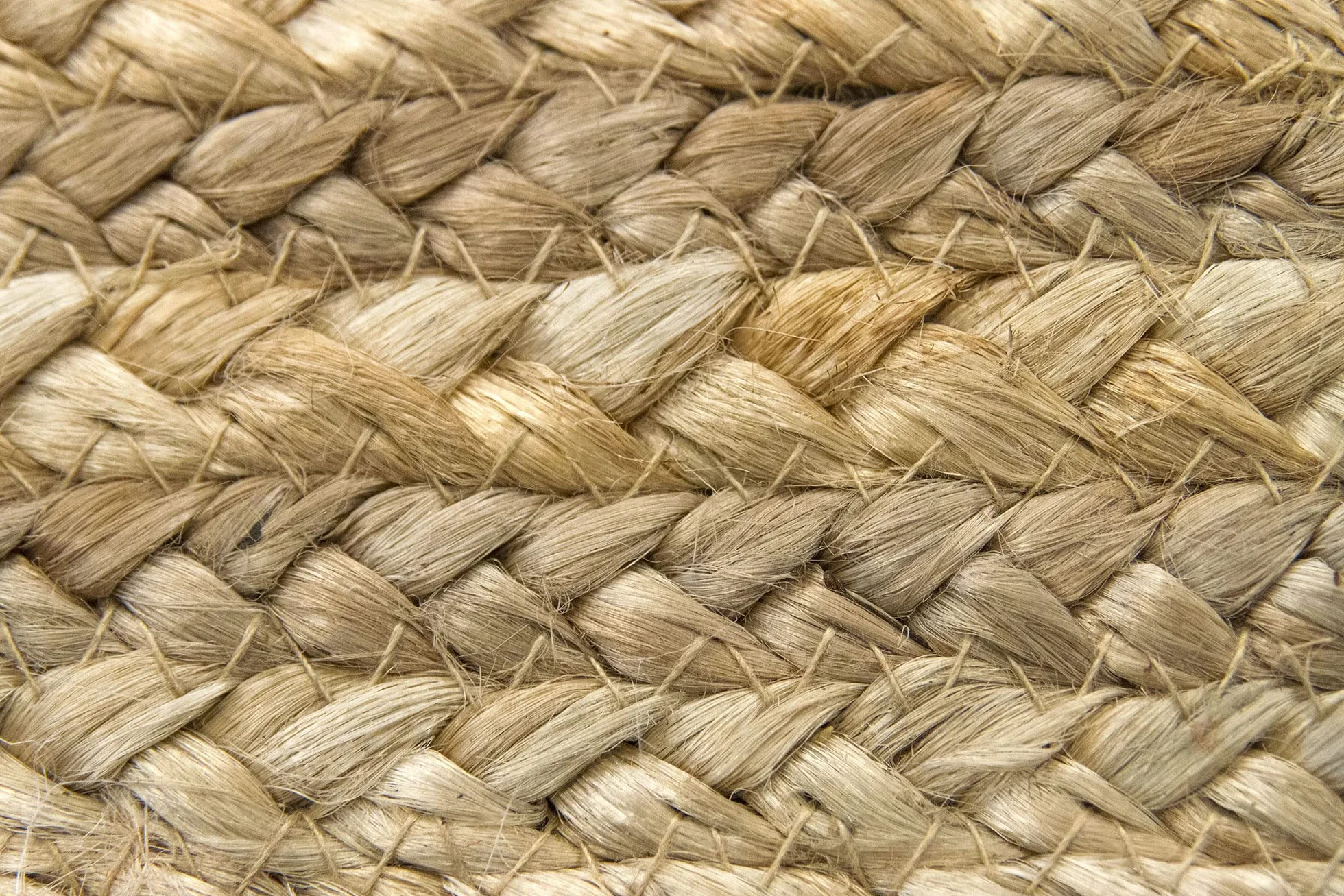 HAMID Alfombra Yute Alhambra Natural 100% Fibra de Yute Trenzado a Mano (60x110cm)