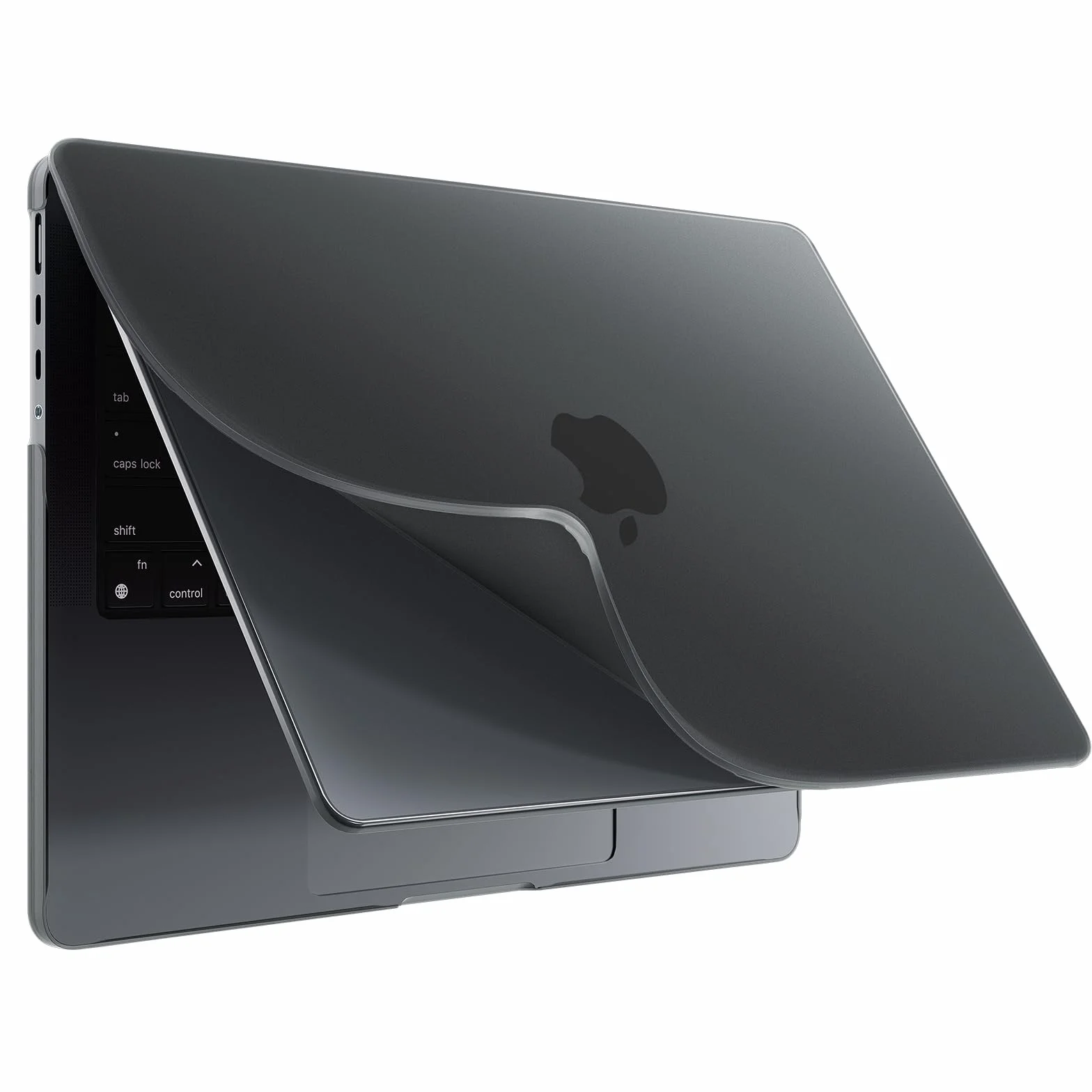 BlueSwan Funda Compatible con MacBook Pro 16 Pulgadas M5 M4 M3 M2 M1 2026 2024-2021, A3428 A3429 A3186 A3403 A2485 A2780 A2991 Pro/MAX, Carcasa PP Duradera Antirozaduras Case - Negro Mate