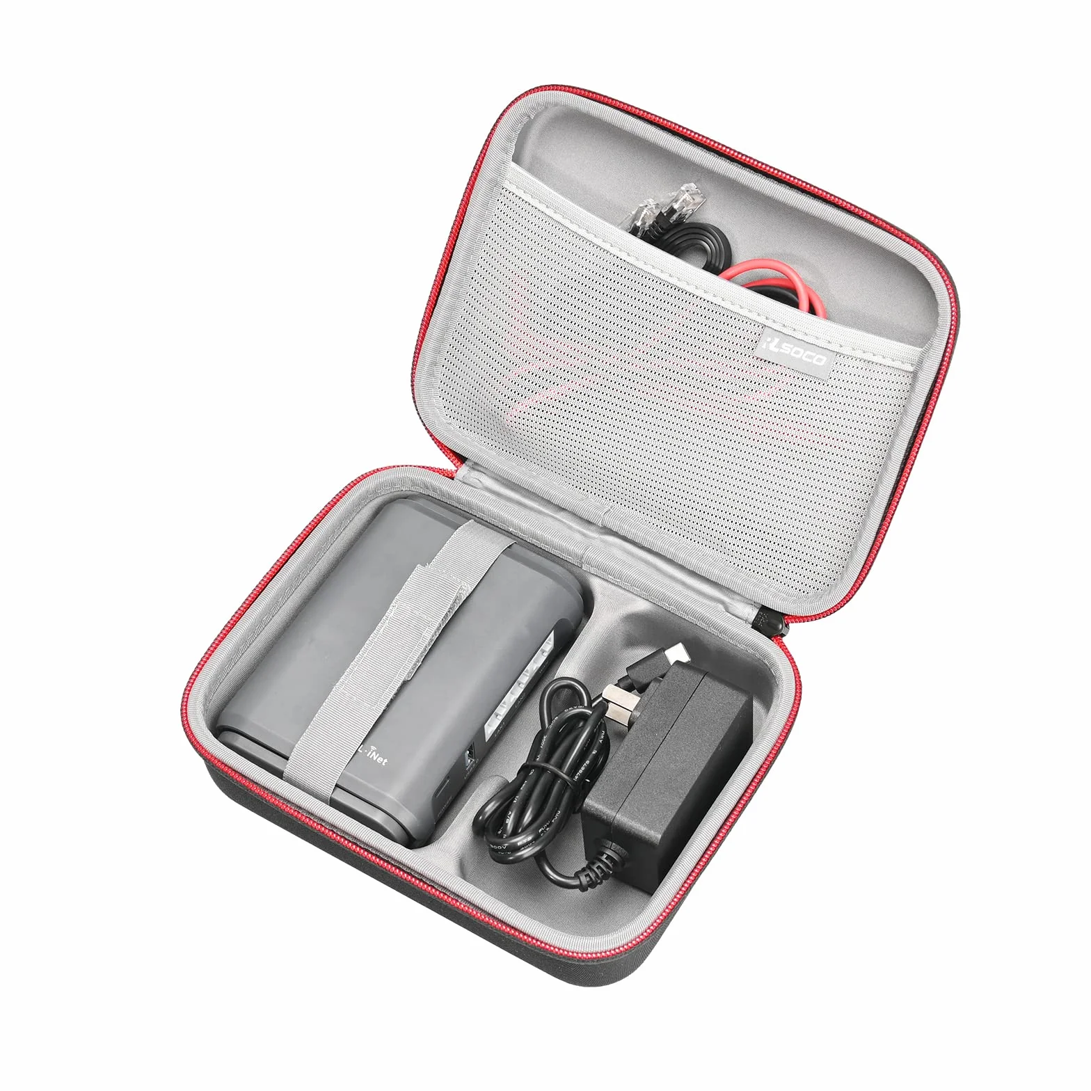 RLSOCO Funda para GL.iNet GL-SFT1200 Secure Travel WiFi Router/AXT1800/GL-MT3600BE/GL-BE3600/GL-A1300 Portable Routeur,A Prueba de Golpes,Diseño Compacto con Cremallera YKK (Sólo Funda)