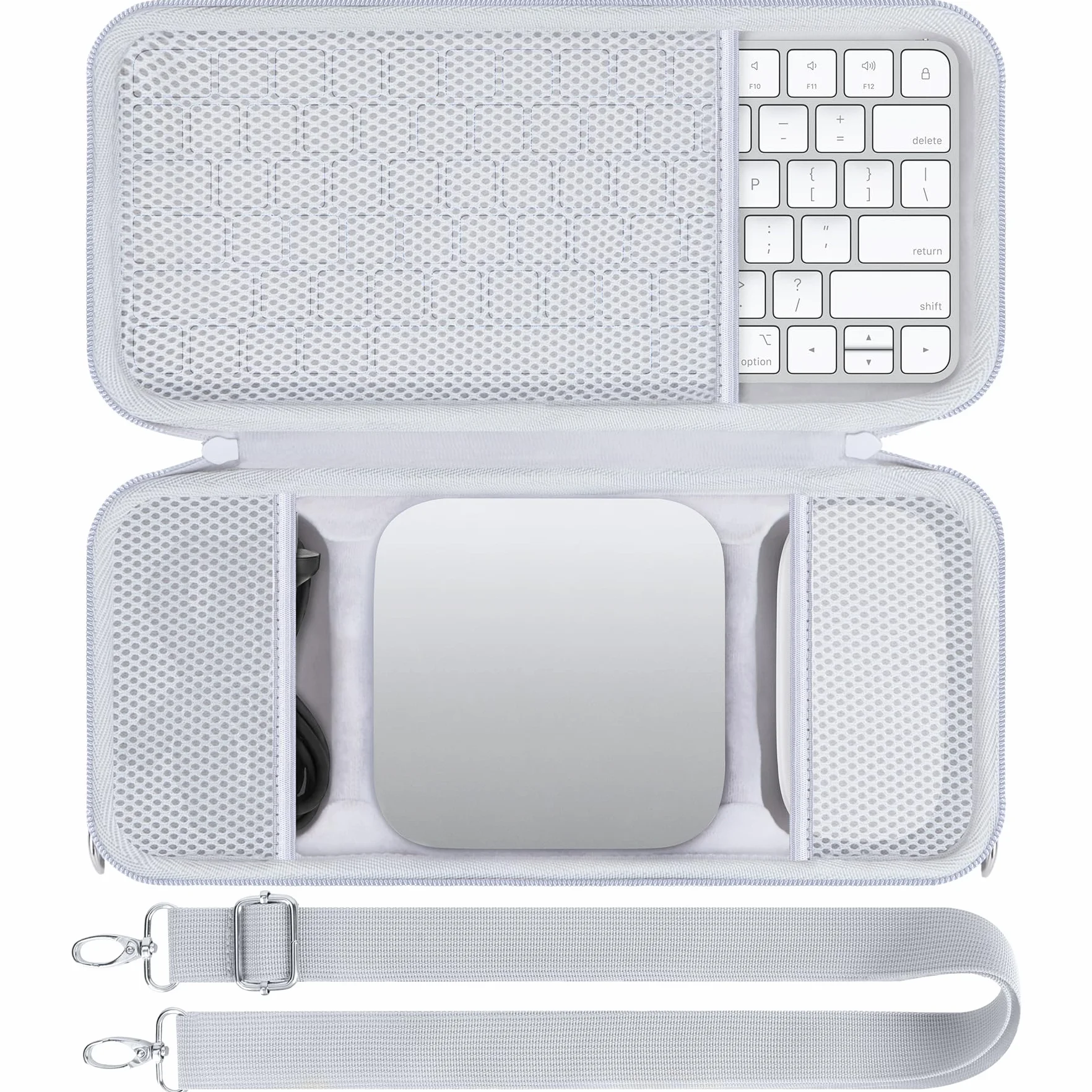 Lebakort Duro Viajar Caja Estuche Funda para Apple Mac Mini M4 Ordenador de Mesa
