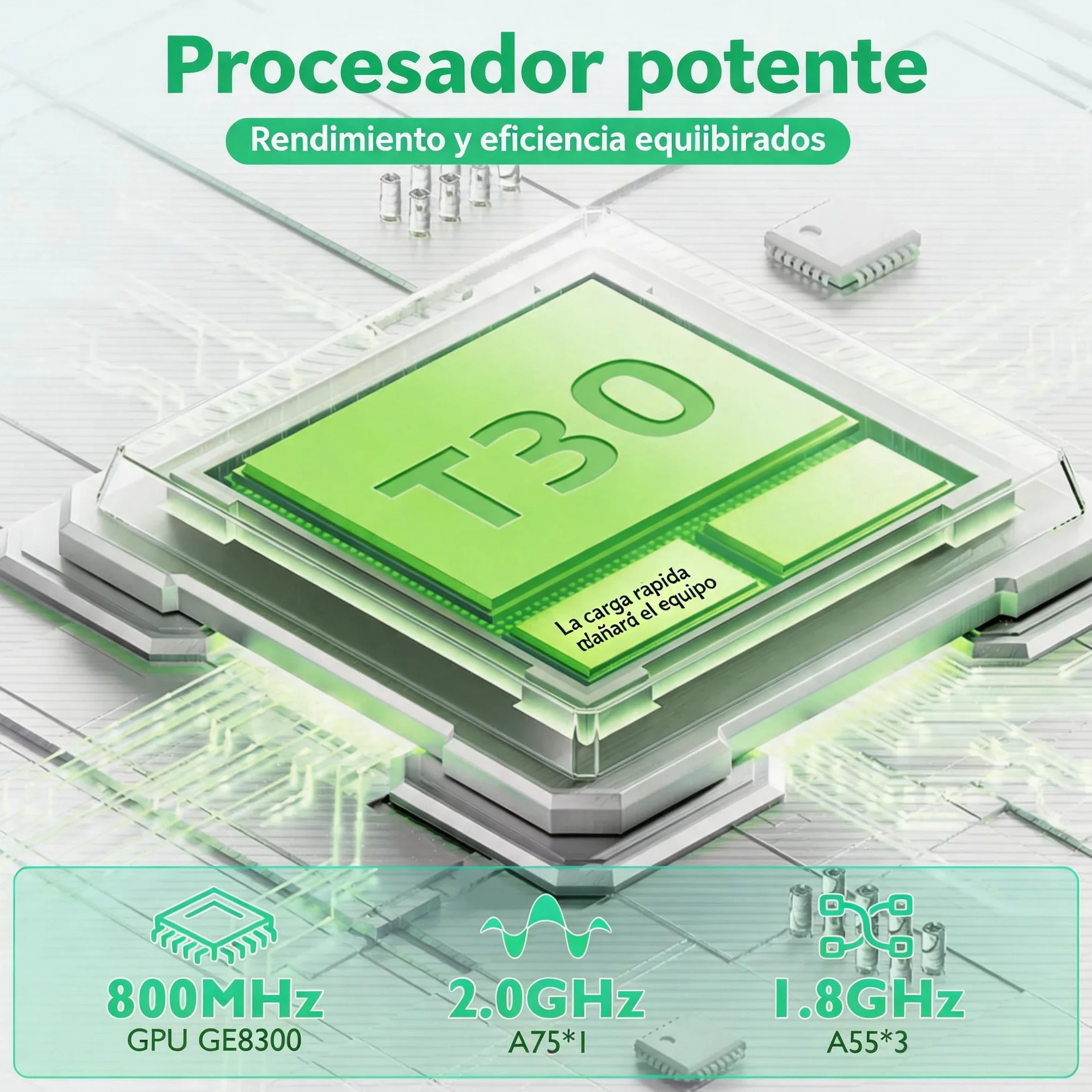 Tableta Android 15 10 Pulgadas 18GB RAM 128GB Almacenamiento IPS 1280x800 Octa-Core 6000mAh