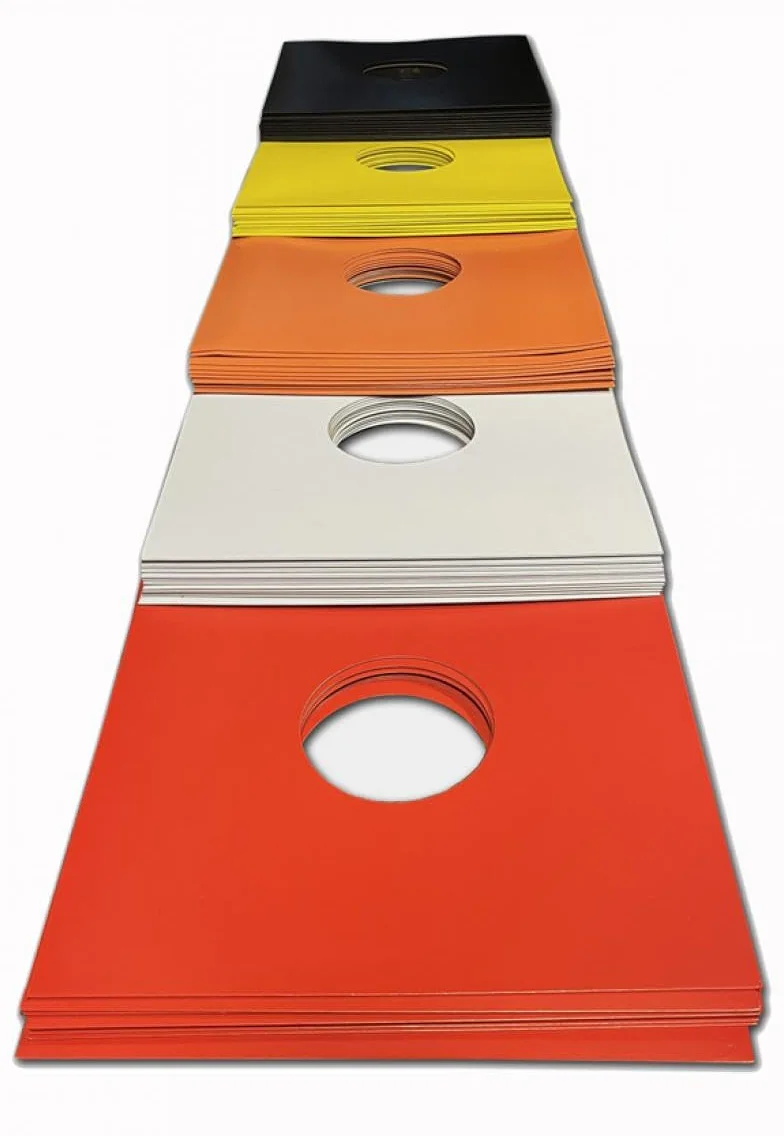 25 Fundas - Carpetas de Carton para Discos de Vinilo LP en Colores Variados/Ref. 1428