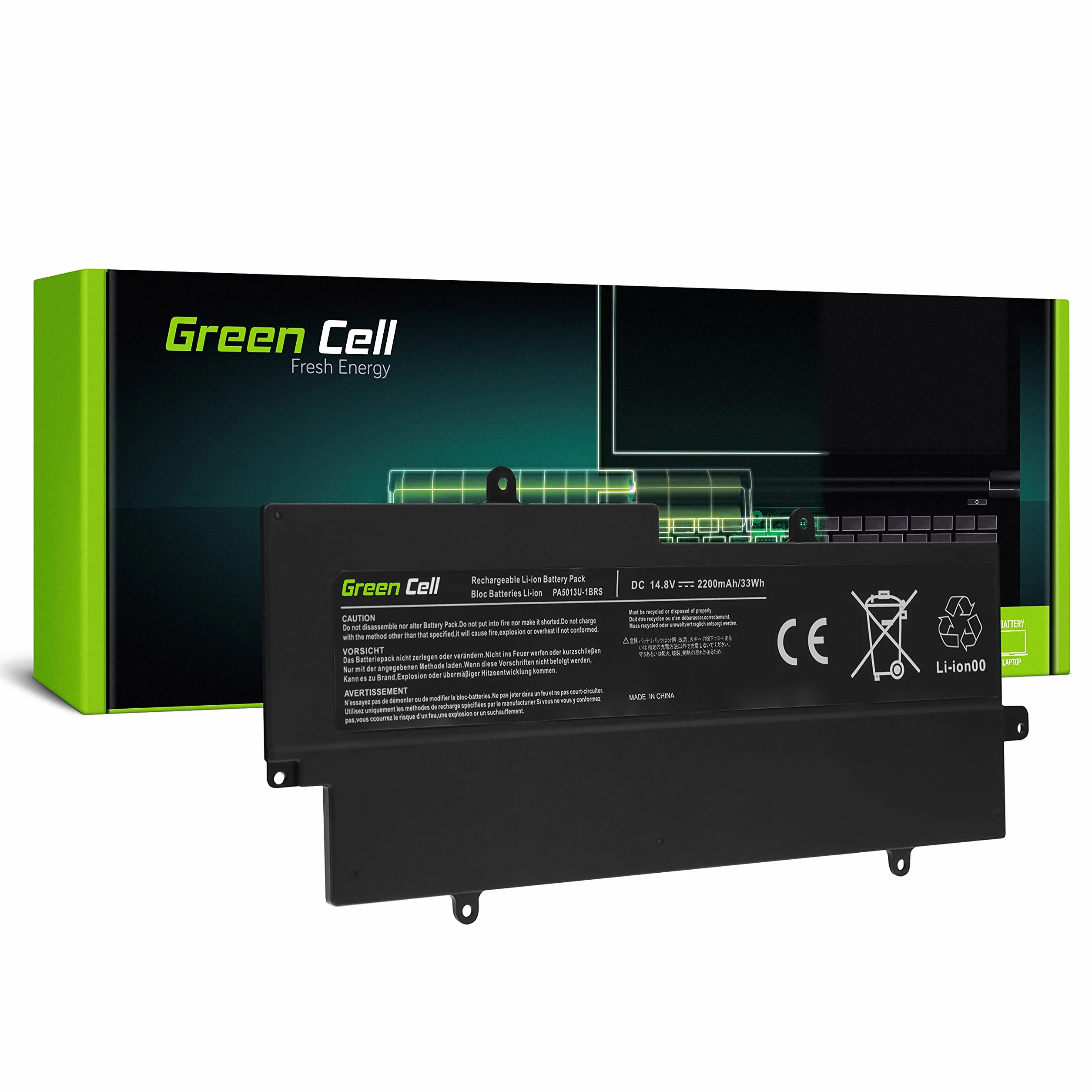 Green Cell Batería Toshiba PA5013U-1BRS para Toshiba Portege Z830 Z835 Z930 Z935 Z830-10F Z830-10H Z830-10Q Z830-10R Z830-10U Z830-11G Z830-11M Z830-120 Z930-10Q Z930-11Z Z930-12G Z930-131 Portátil