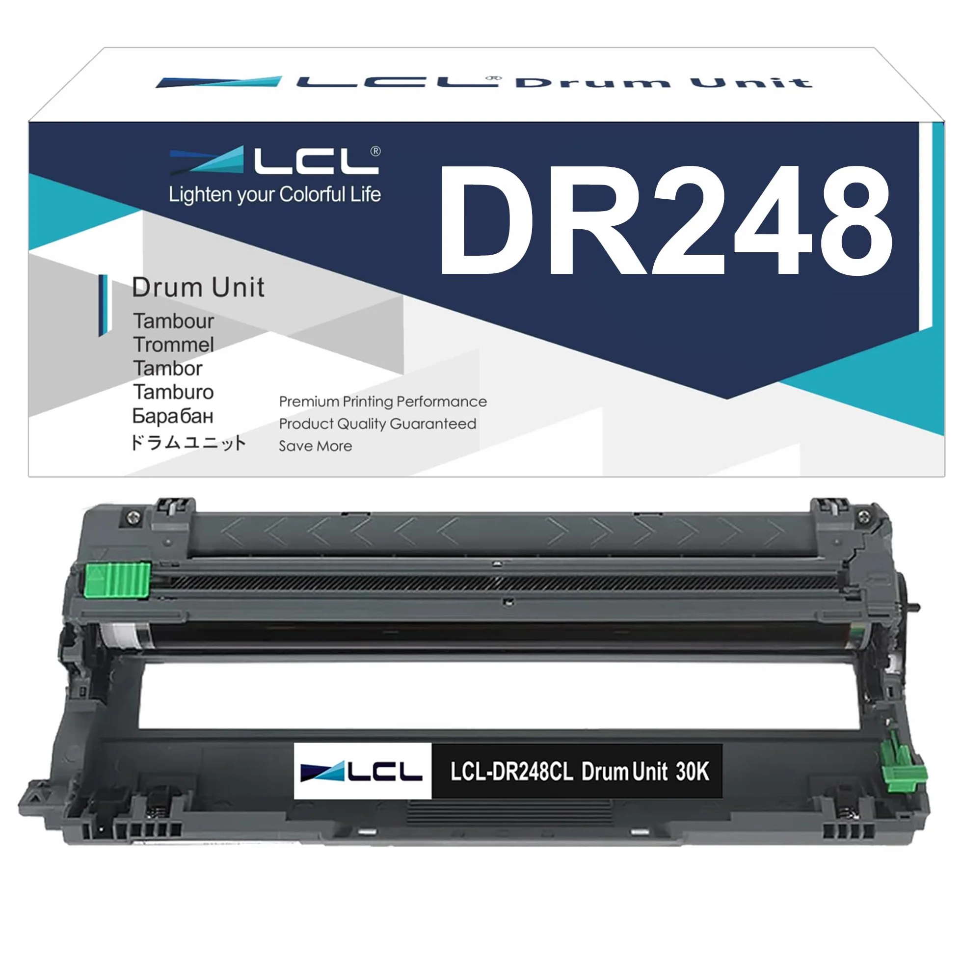 DR248CL DR248 Tambor Compatible para Brother DR-248CL Drum para DCP-L3515CDW DCP-L3520CDW DCP-L3555CDW,DCP-L3560CD HL-L3220CW HL-L3240CDW HL-L8230CDW (1-Pack para Negro,Cian,Magenta o Amarillo)