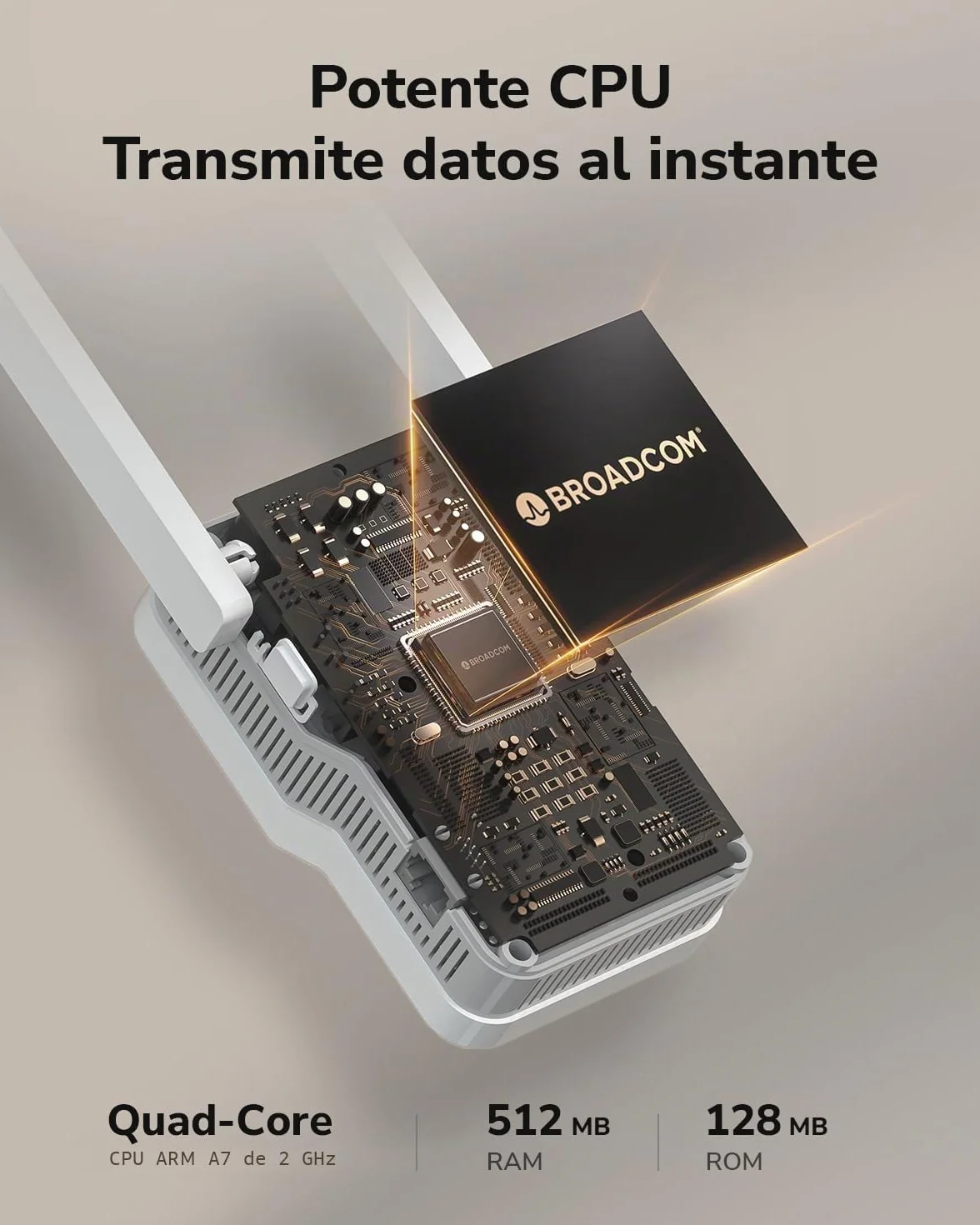 Cudy BE3600 - Amplificador de señal repetidor Wi-Fi 7 de doble banda con puerto Gigabit Ethernet, punto de acceso, configuración de aplicación, malla y soporte de aplicación, RE3600
