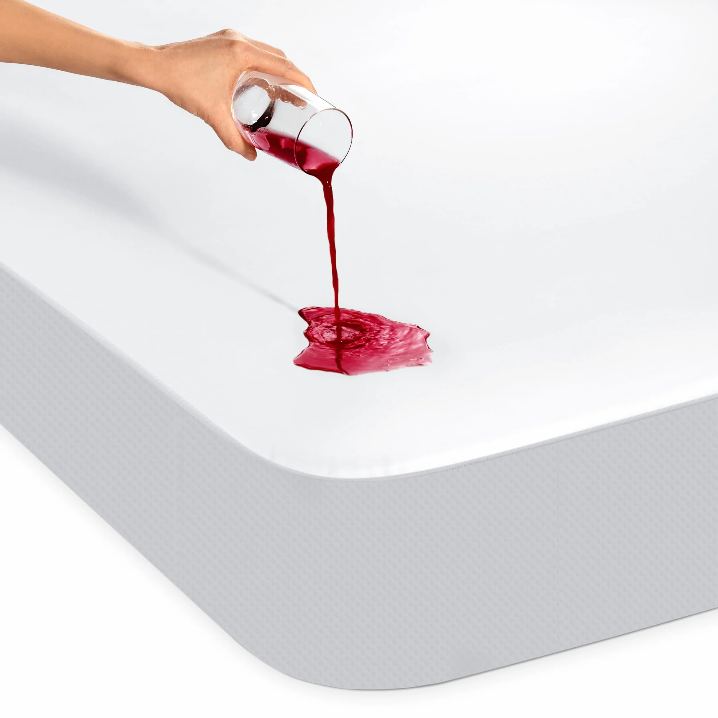 Dreamzie - Cubre Colchon 150x190 cm - Impermeable y Resistente - Protector Colchon 150x190 cm - Protección Óptima y Transpirable