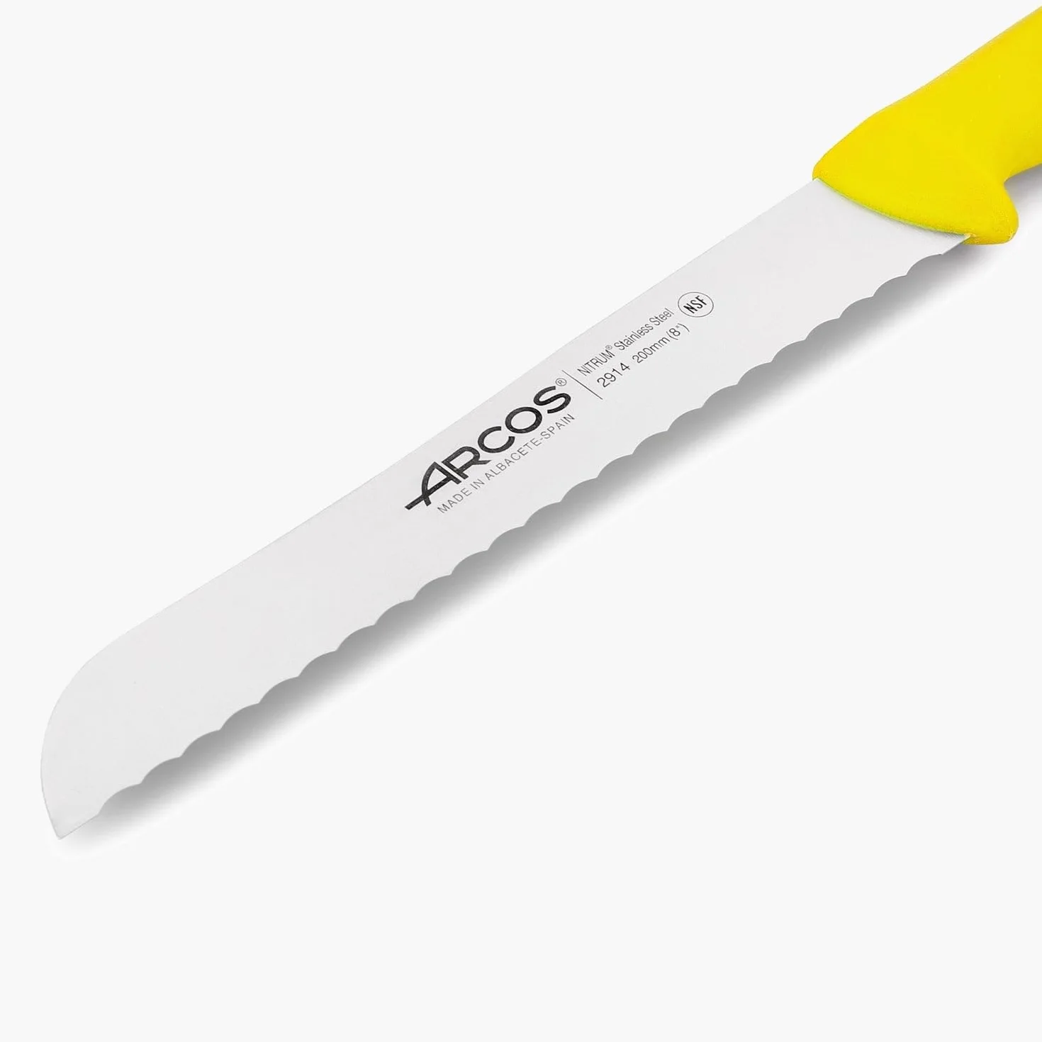 Arcos Cuchillo Panero Hoja Serrada Acero Inoxidable NITRUM 200 mm Serie 2900
