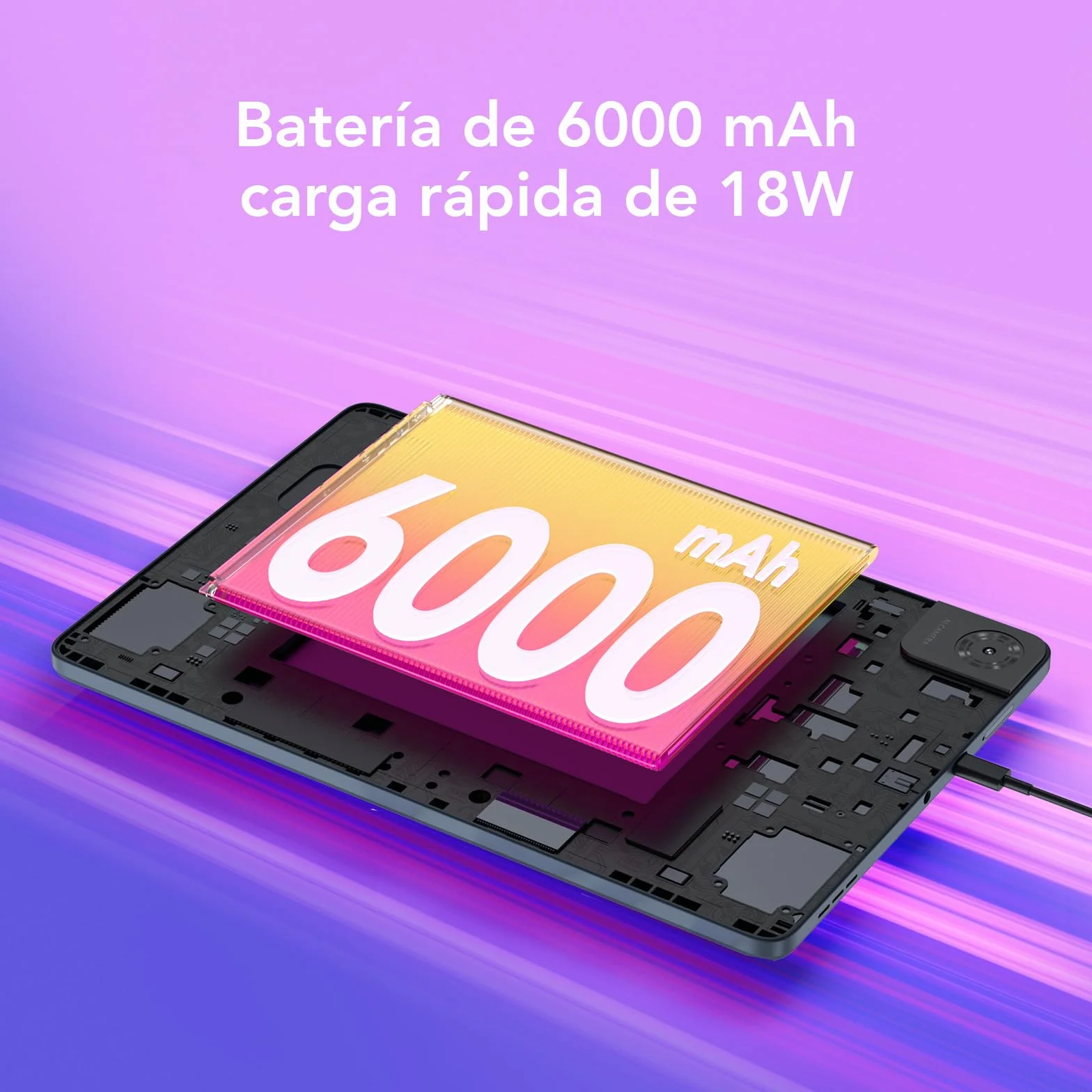 TCL Tab 10L Gen 4 Tablet Android | Pantalla 10,1" FHD | 4 GB + 64 GB | Batería 6000 mAh | Android 14 | WiFi | Quad Speakers | Control Parental | Gama de Entrada