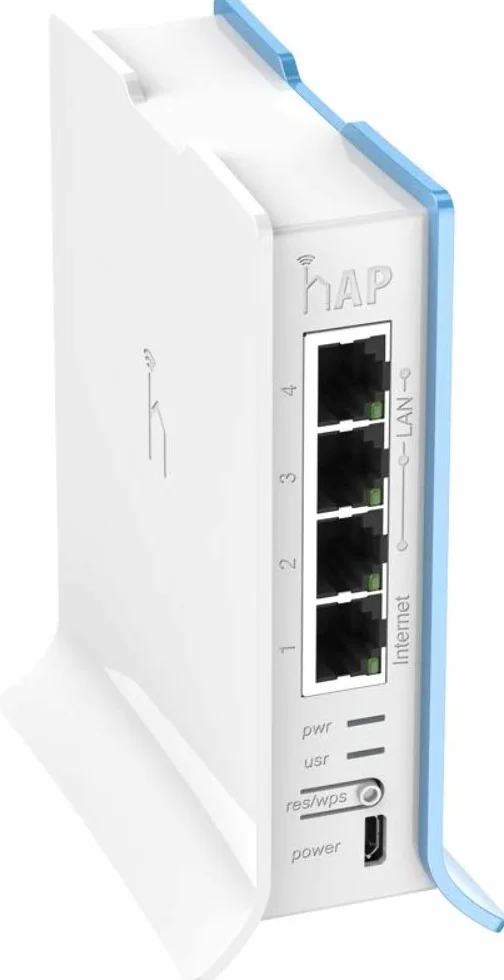 MikroTik RB941-2ND-TC Punto de Acceso WLAN 300 Mbit/s Azul, Blanco