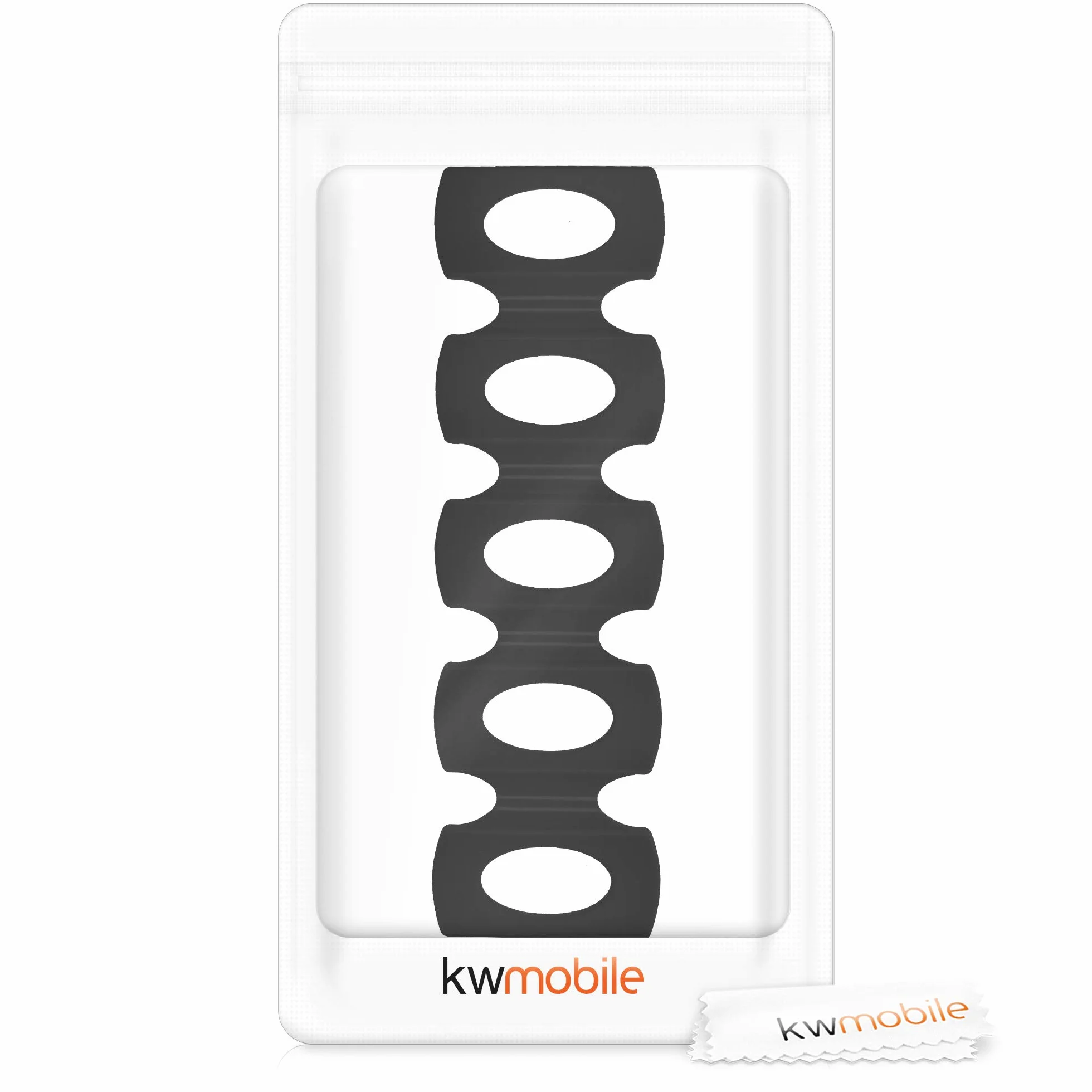 kwmobile Botellero Estante para Almacenamiento de Botellas en Nevera - Apilador de Latas de Silicona Negro