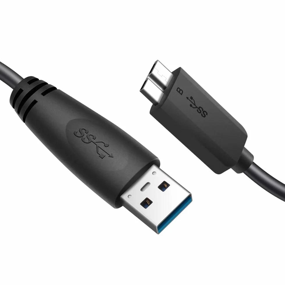UnionSine Disco Duro Externo 500GB 2.5" USB3.0 Ultra Slim Portátil HDD Negro