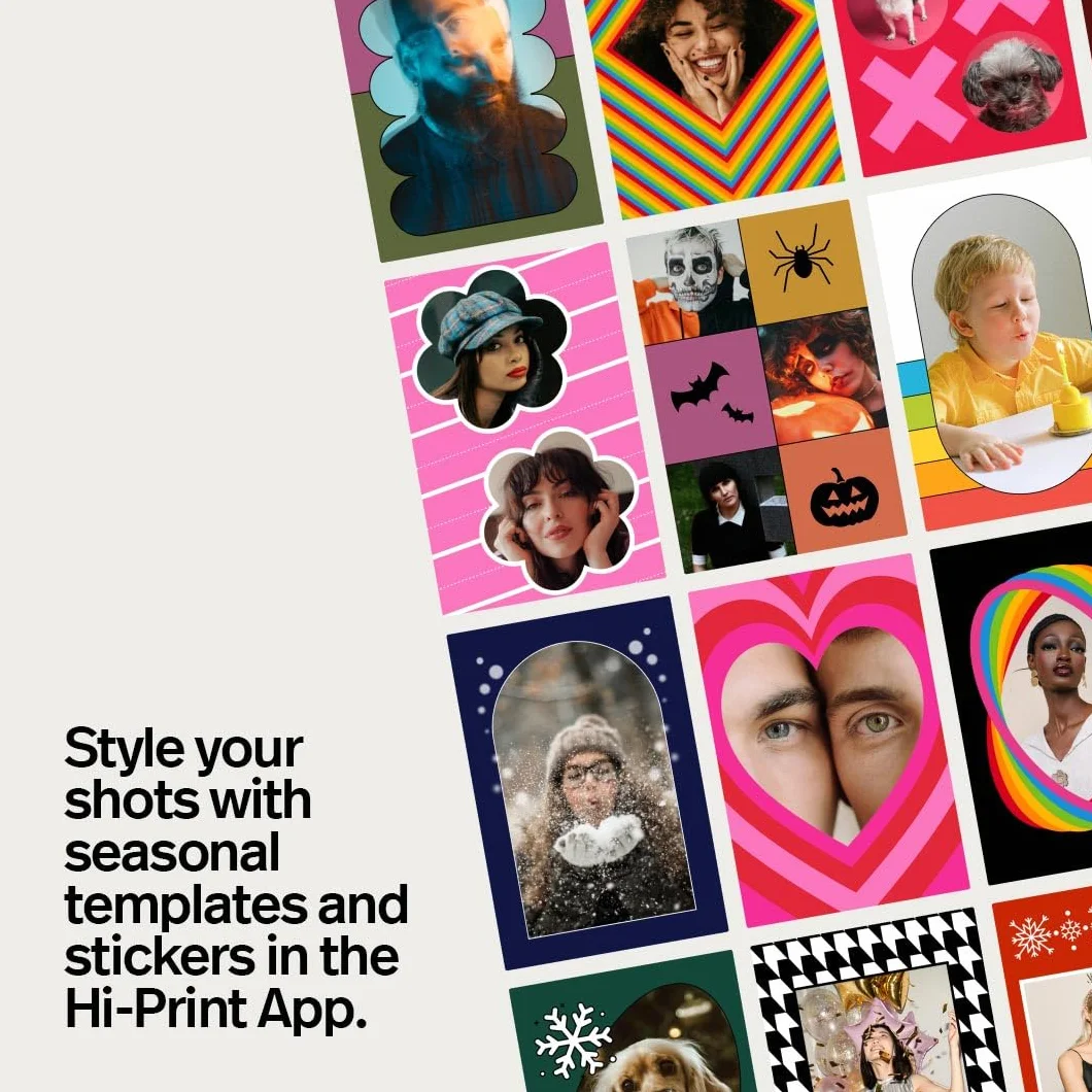 Polaroid Hi-Print - 2nd Generation - Bluetooth Connected 2x3 Pocket Photo, Dye-Sub Printer, Blanco, Solo Impresora