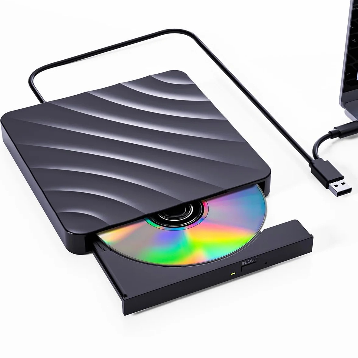 Lector DVD CD Externo para PC: Disquetera Externa USB 3.0 Grabadora DVD Externa para CD/DVD +/-RW, lector CD DVD Compatible con Windows 11/10/8/7/XP/Vista, Linux, Mac OS, PC Portatil, MacBook, iMac
