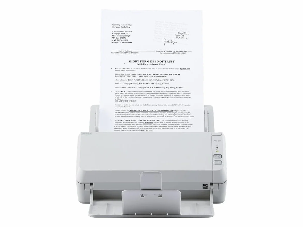 Fujitsu SP-1130N Escáner de Documentos con ADF Dúplex