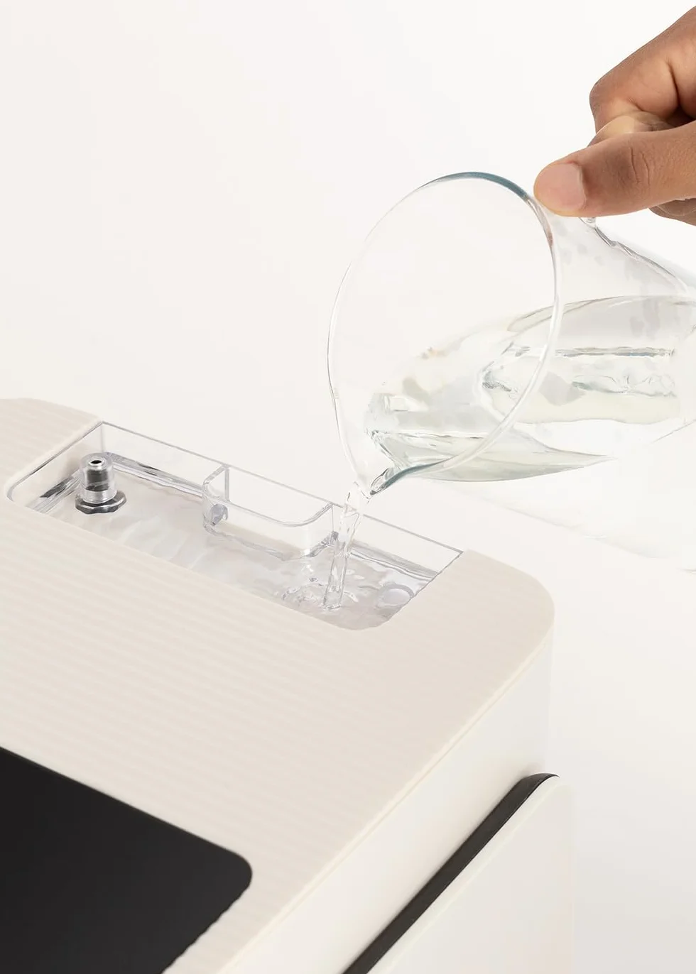 Freidora sin aceite 4.2 L con vaporizador de agua blanco roto 1300W 6 programas