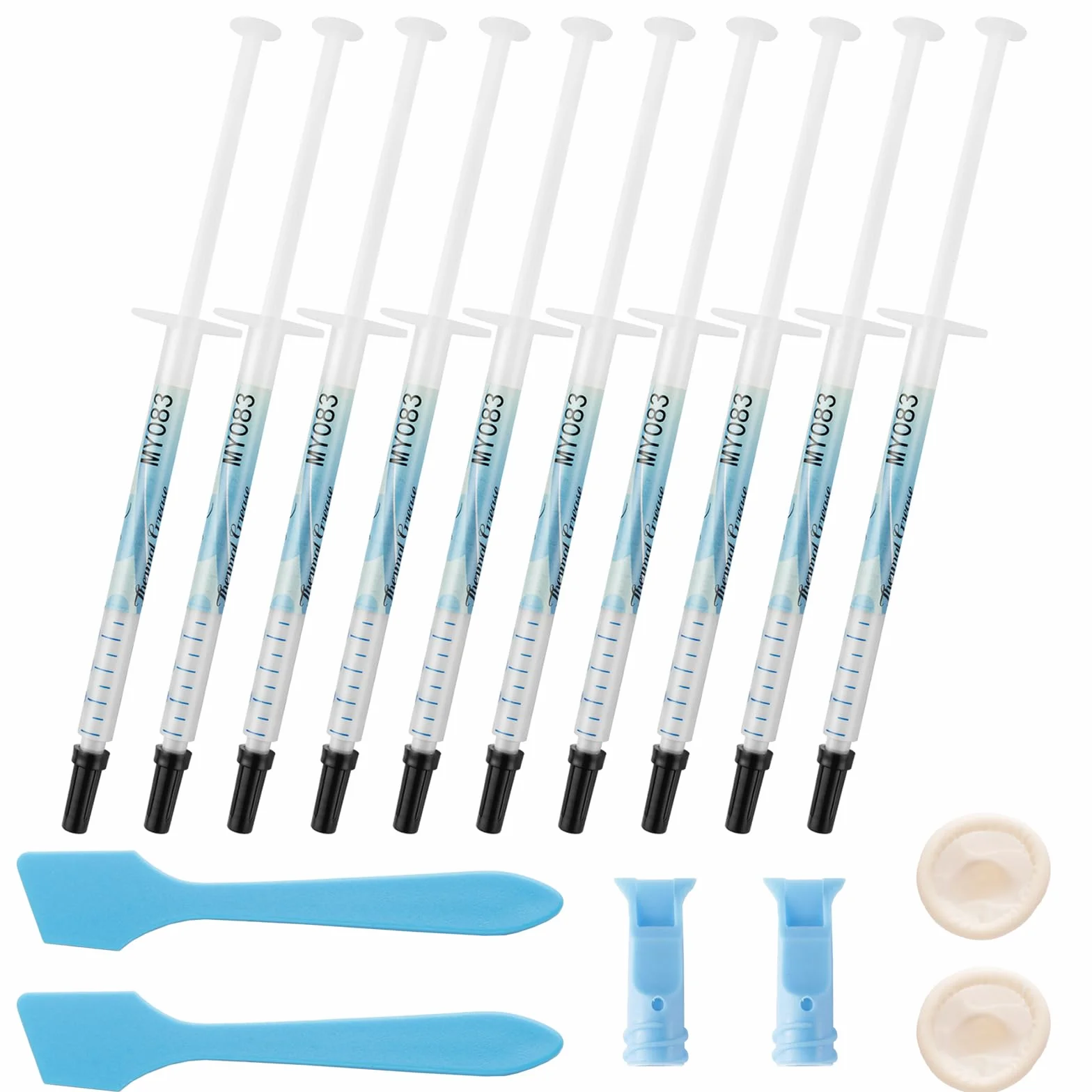 MY083>8.3 W/MK 10PCS(1PCS-1g) Pasta Termica Pasta térmica Thermal Paste Eléctricamente no conductivo for PC CPU GPU