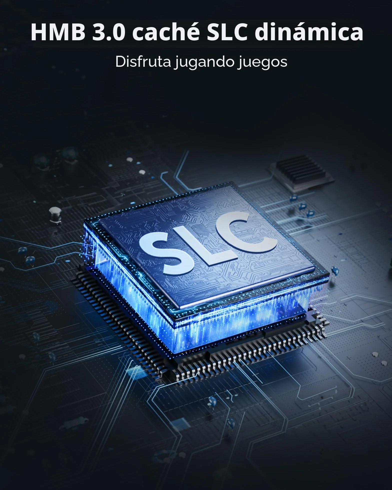 Lexar NM790 2 TB SSD, PCIe Gen4x4 NVMe 1.4 M.2 2280 SSD, hasta 7.400 MB/s de Lectura, 6.500 MB/s de Escritura, para PS5, PC, Ordenador portátil y Jugadores