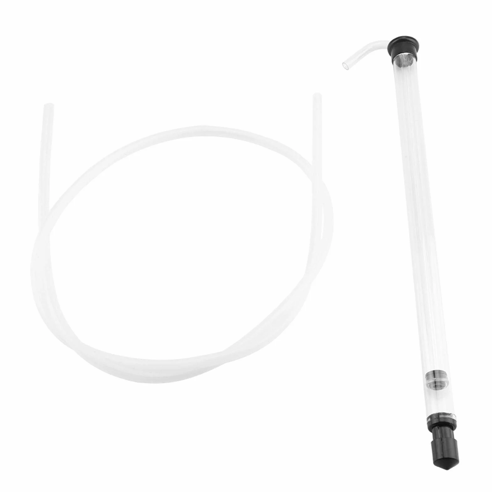 Auto Siphon Racking Cane 13.8 de Longitud para Cerveza Vino Cubo Carboy con Tubería de Plástico
