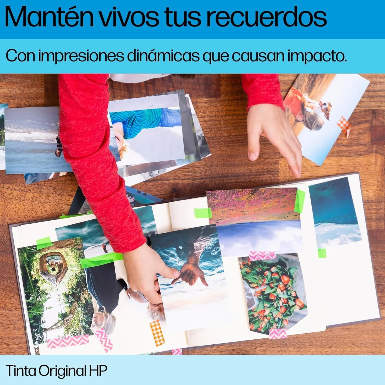 HP 308 Negro y Tricolor Original Cartuchos de Tinta, 2 Paquete, 280 Páginas, Compatible con Envy 6110e, 6120e, 6122e, 6130e, 6132e, 6520e, 6530e, 6532e
