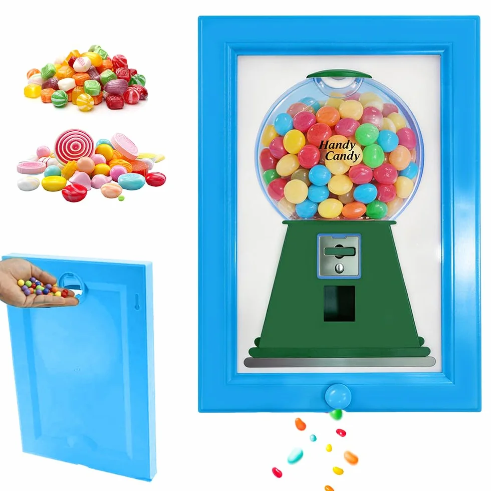 Caramelos Marco, Genérico Marco Candy, Se Puede Montar en la Pared Candy Dispenser Picture Frame, Multifuncional Dispensador de Caramelos Marco de Fotos para Salón, Estudio, Comedor, Pasillo