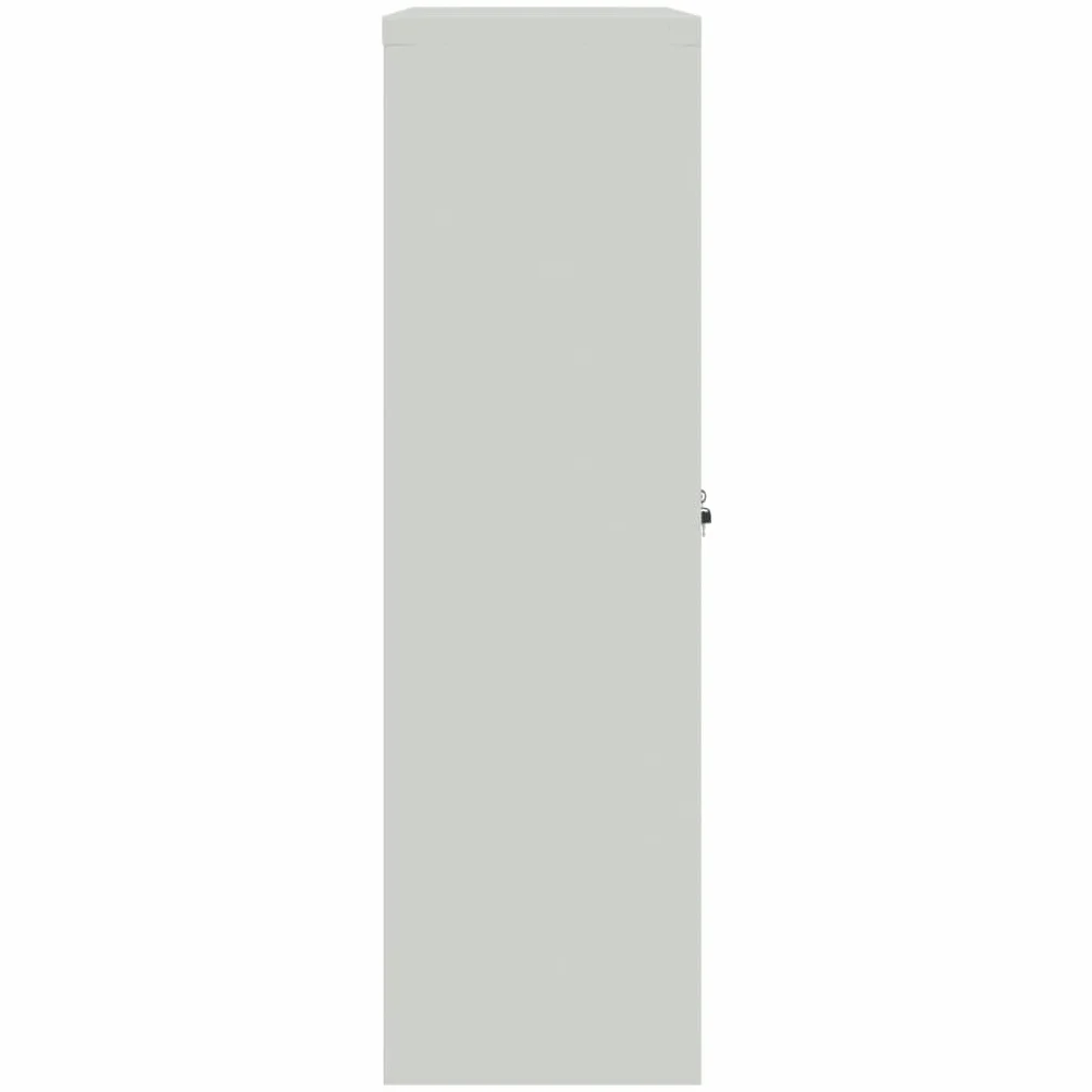 Armario de Oficina Acero Gris 90x40x140 cm vidaXL Vitrina Organizador