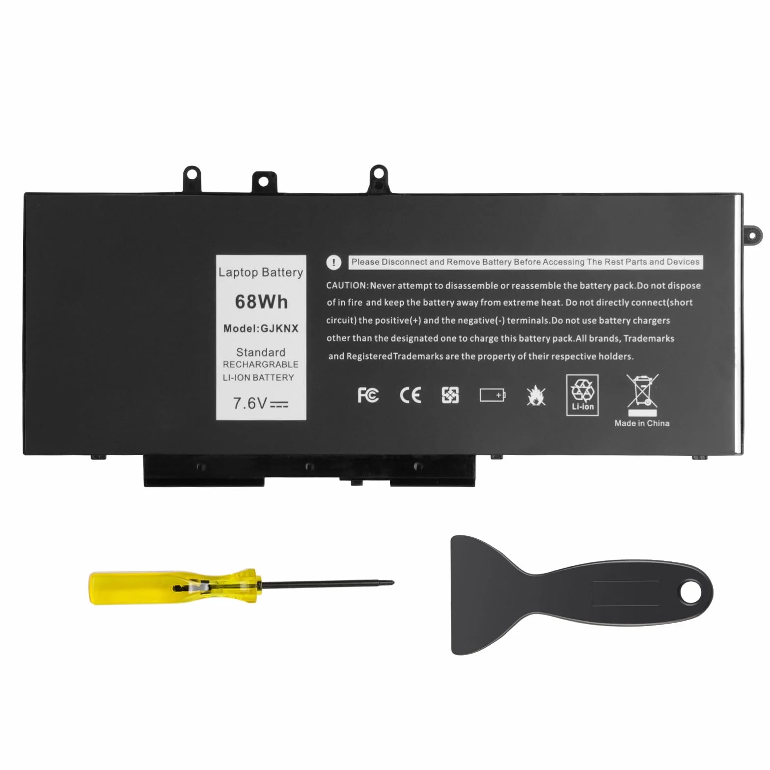 ASUNCELL 68Wh 8500mAh GJKNX Batería para DELL Latitude 5480 5580 5280 5288 5488 5490 5491 5495 5580 5590 E5288 E5480 E5580 Precision 3520 3530 Series GJKNX GD1JP 0GD1JP DY9NT 0DY9NT 5YHR4 451-BBZG