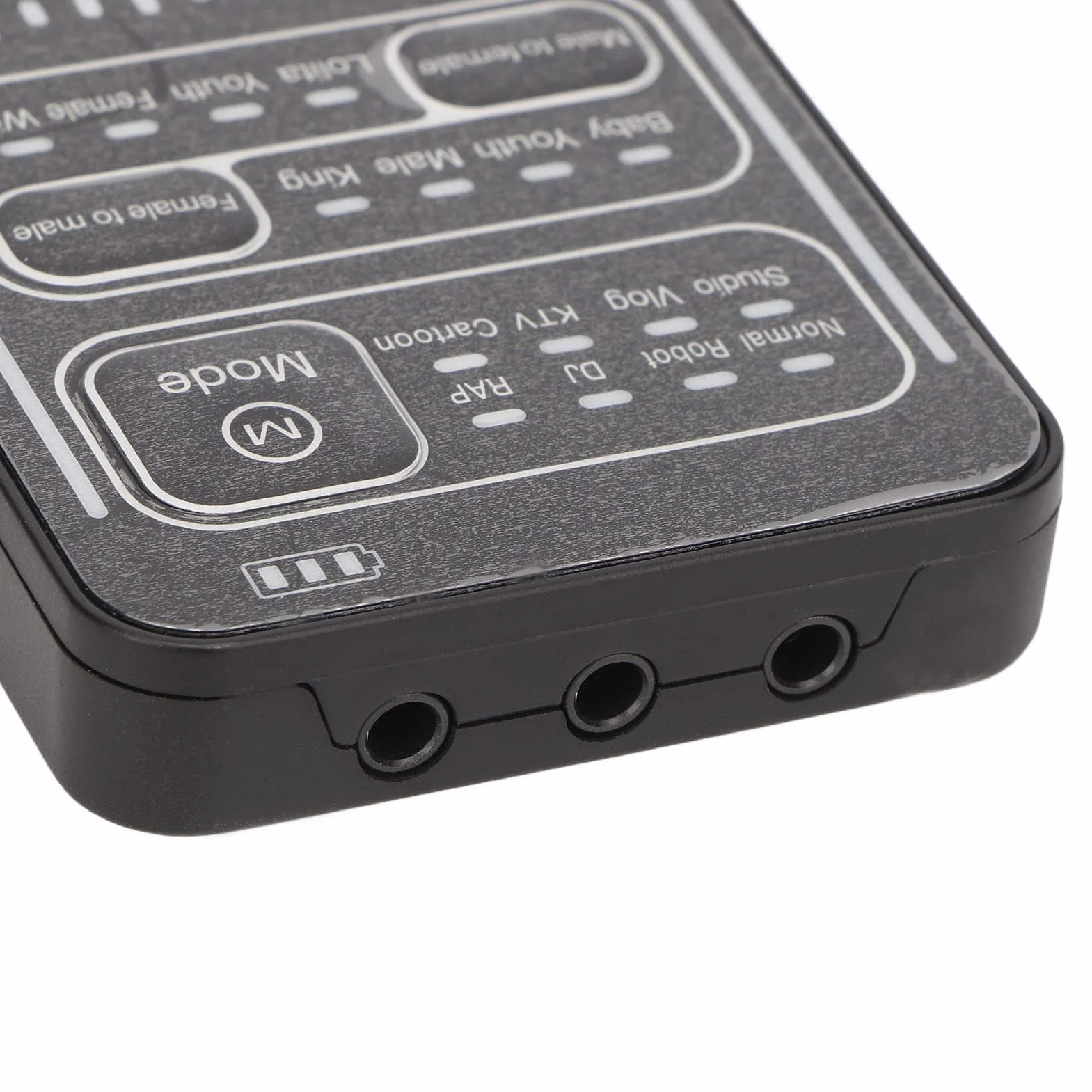 Cambiador de Voz Portátil, I9 Live Sound Card Micrófono de Mano Cambiador de Voz con 8 Efectos de Sonido, Disguiser de Sonido para PC Teléfonos Portátiles