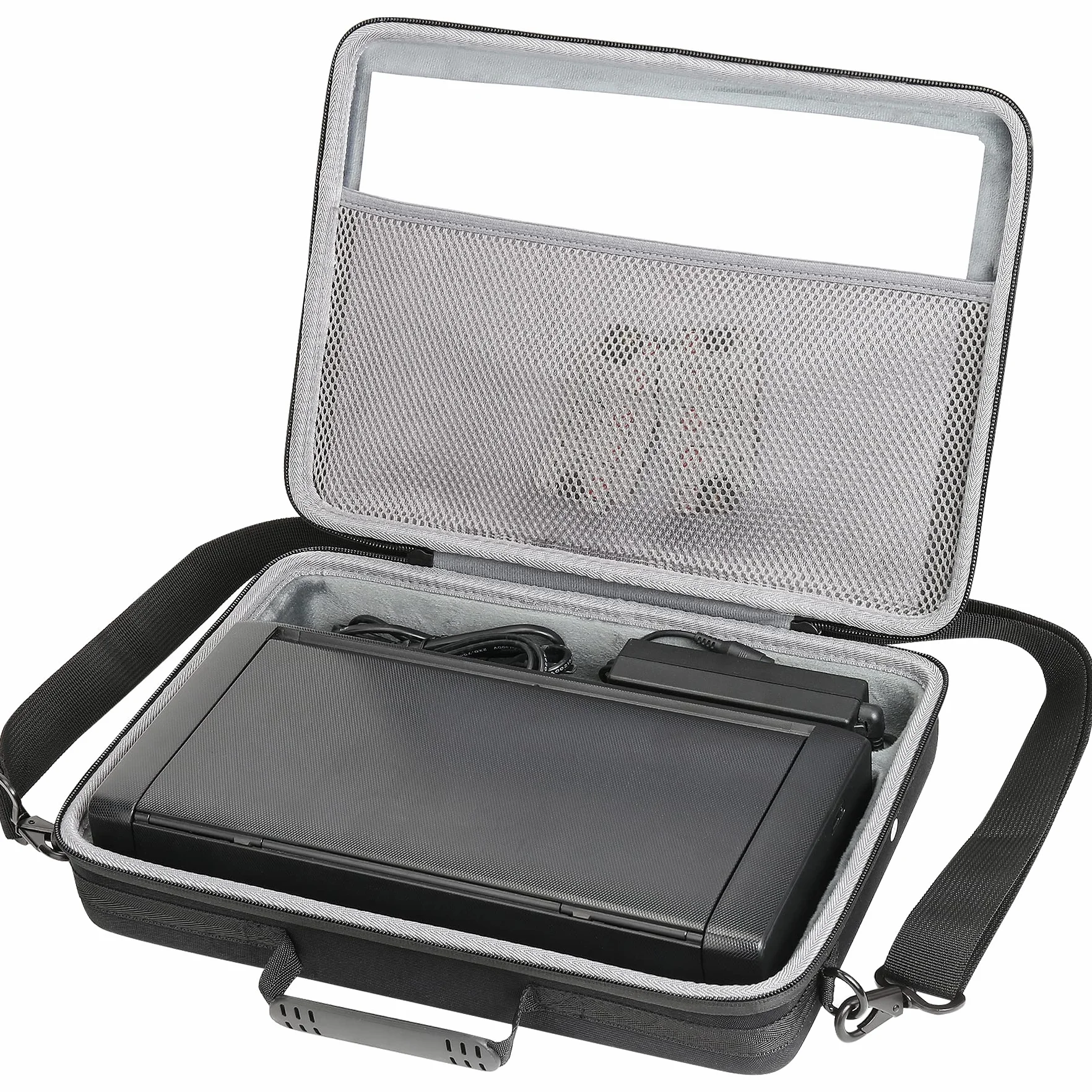 co2CREA Duro Viajar Caja Estuche Funda para Epson Workforce WF-110W Impresora de inyección de Tinta portátil(Caja Solo)