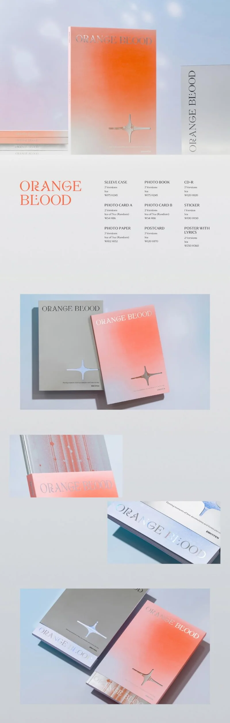 ENHYPEN ORANGE BLOOD 5th Mini Album KALPA ver.