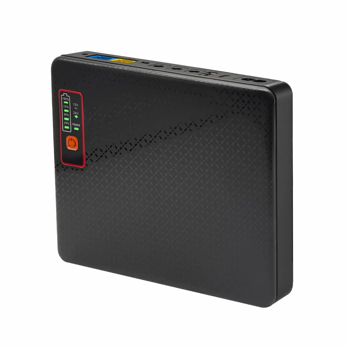 Mini SAI 20800mAh(62Wh) Mini UPS para Router 12V⎓1,5A, USB 5V⎓2A DC SAI 9V⎓1A