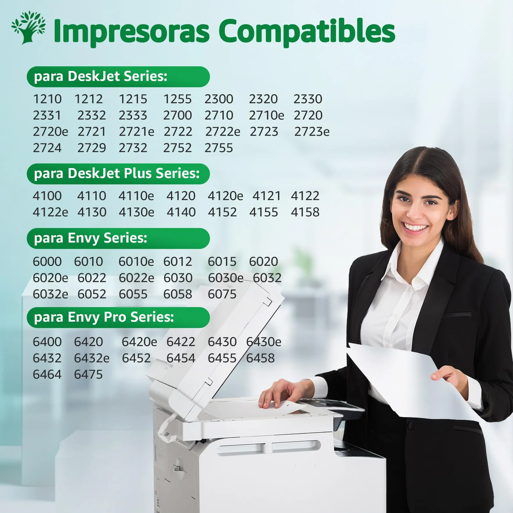 Tinta HP 305 XL Multipack Compatible Negro y Color para DeskJet 2820e 2822e 2723e 2722e 2722 Envy 6030e 6022 6020e 6020 Envy Plus 6430e 6430 6432e 6432