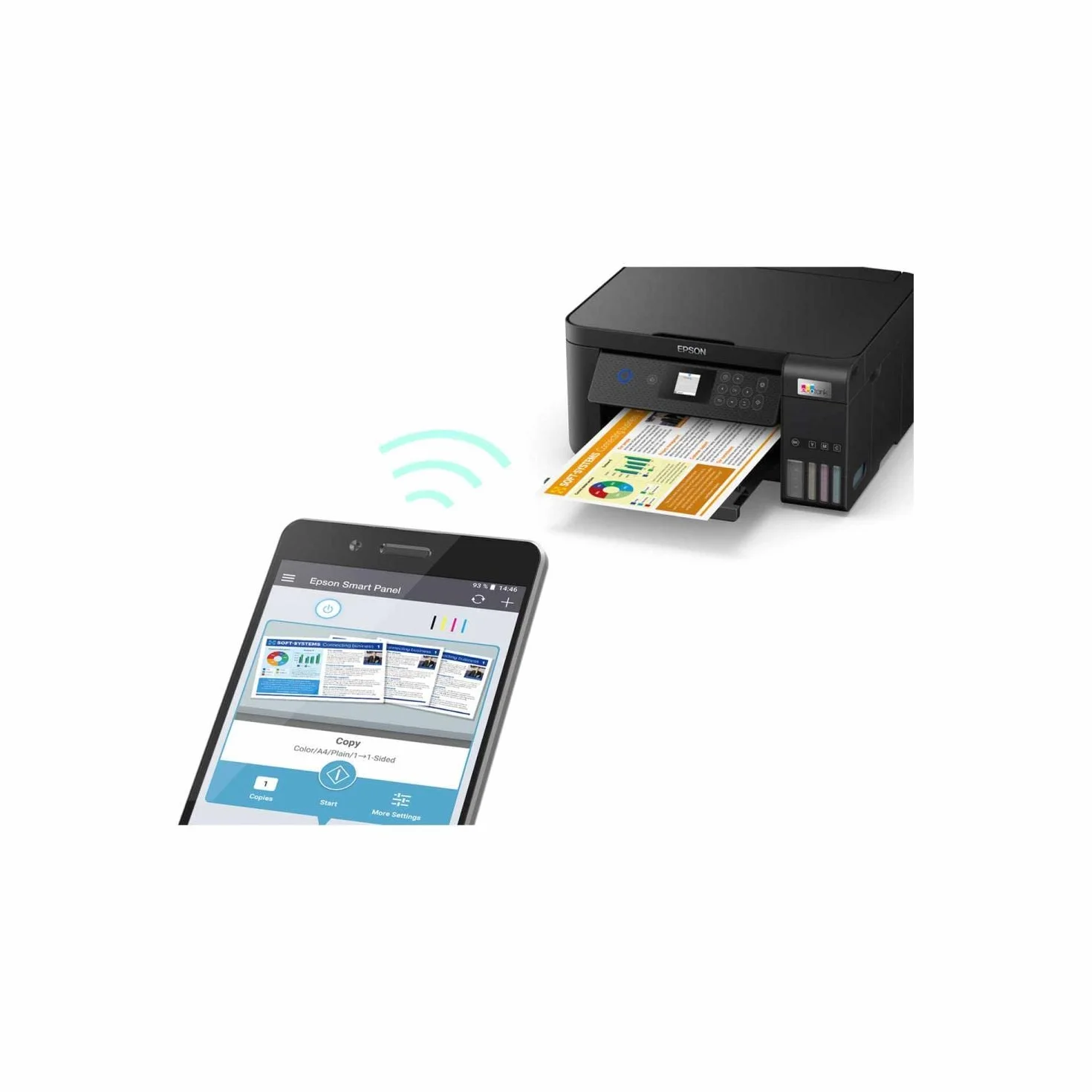 Epson; Impresora de inyección de Tinta L4260; A4; Resolución: 5760 x 1440 dpi; Colour